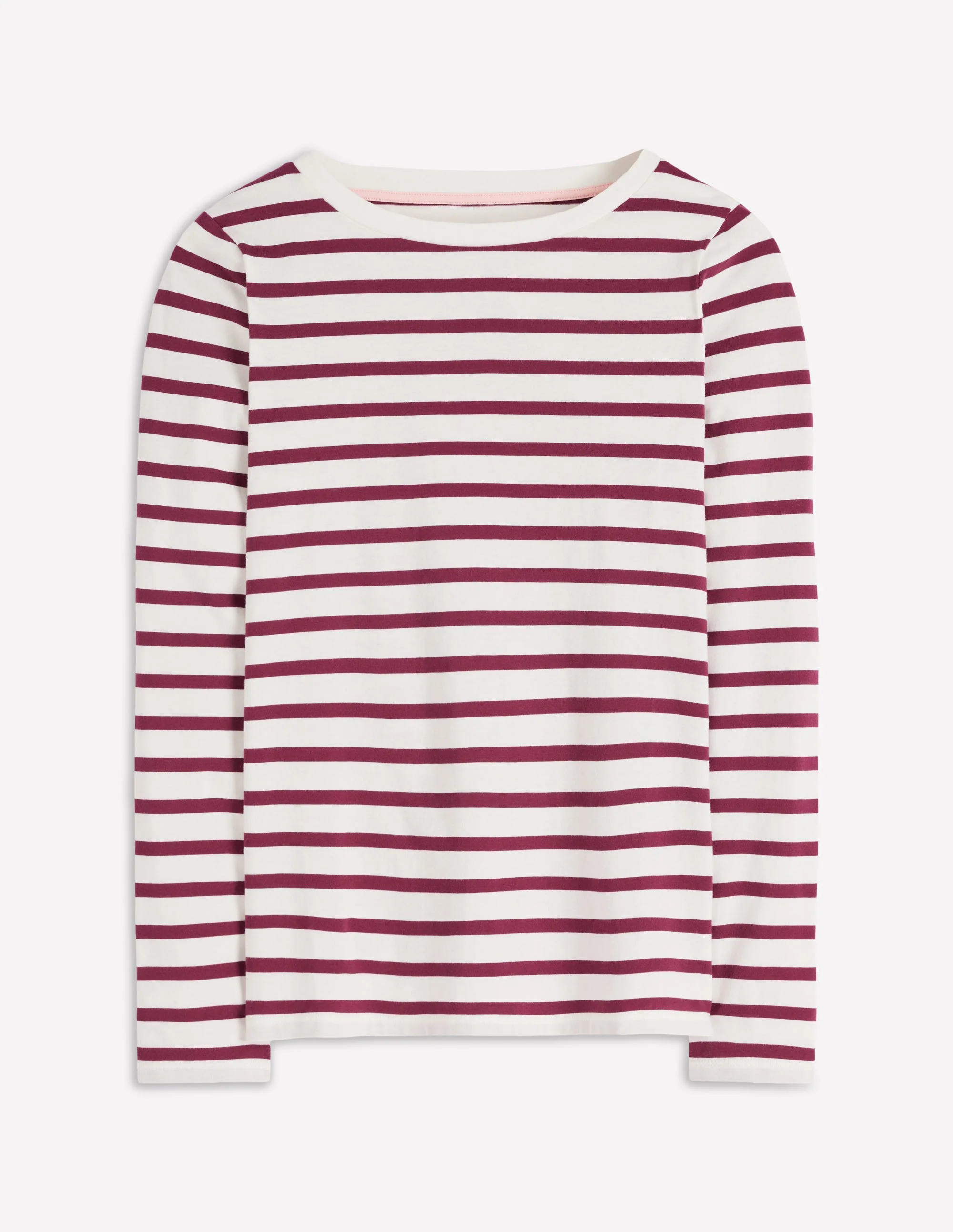 Olivia Langärmliges Bretonshirt-Dunkler Blauregen Streifen - Image 5