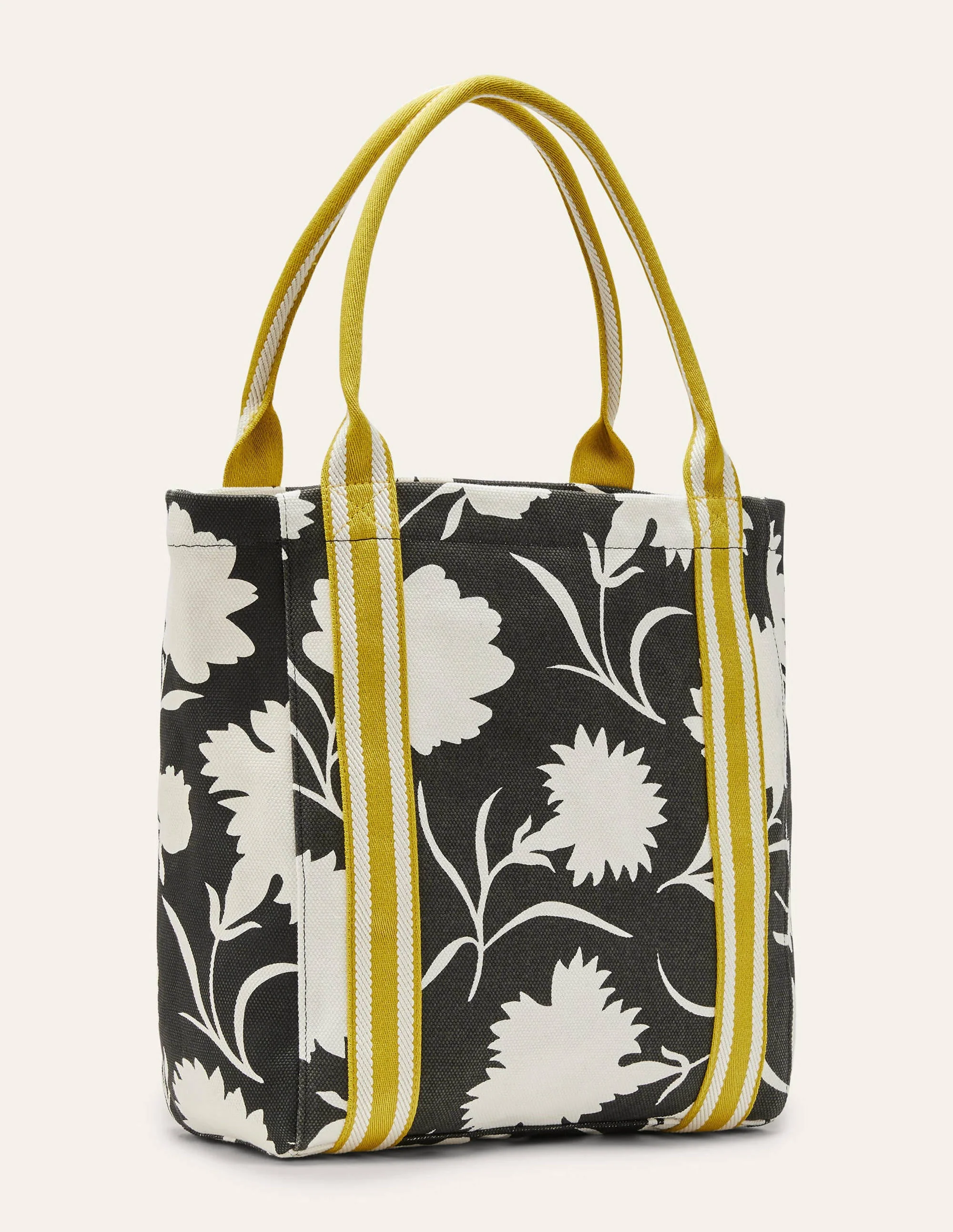 Olivia Leinen-Shopper-Schwarz, Knospen mit Blättern - Image 3
