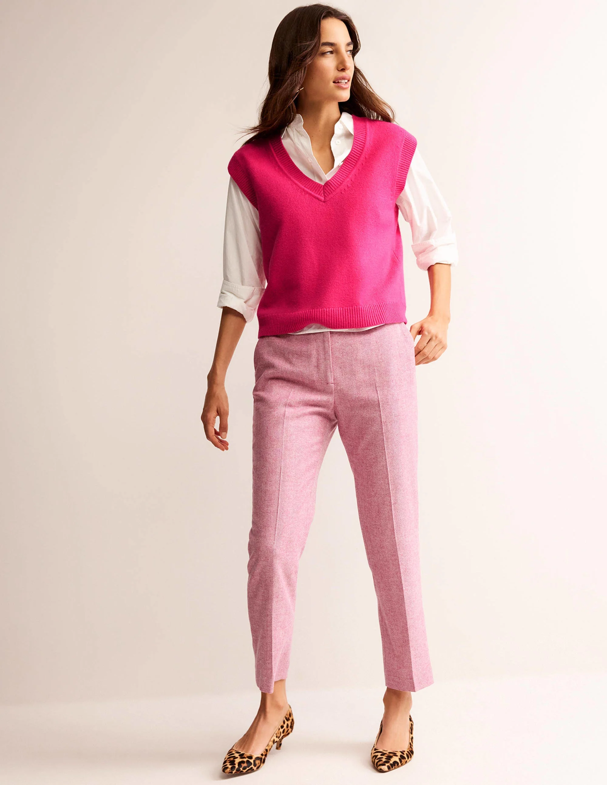 Olivia Merino-Pullunder-Kräftiges Rosa - Image 4