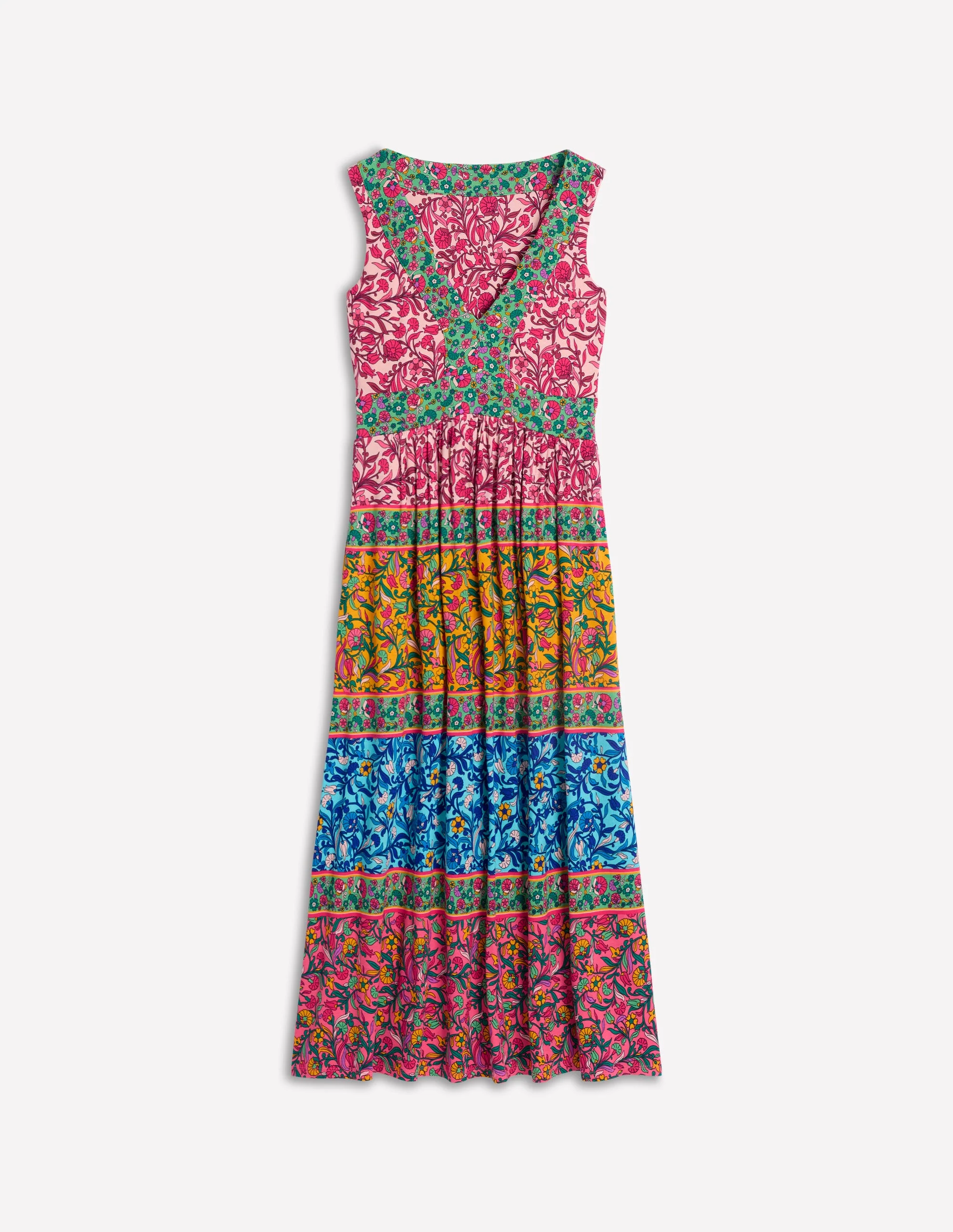 Olympia Jersey-Maxikleid-Bunt, Bezaubernde Rebe - Image 6