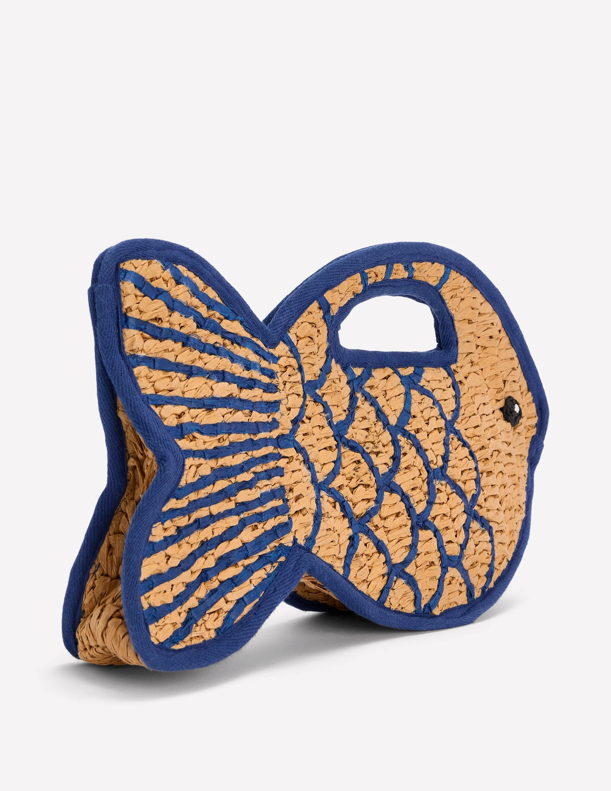 Originelle Fisch-Clutch-Naturbelassen/Leuchtendes Blau - Image 3