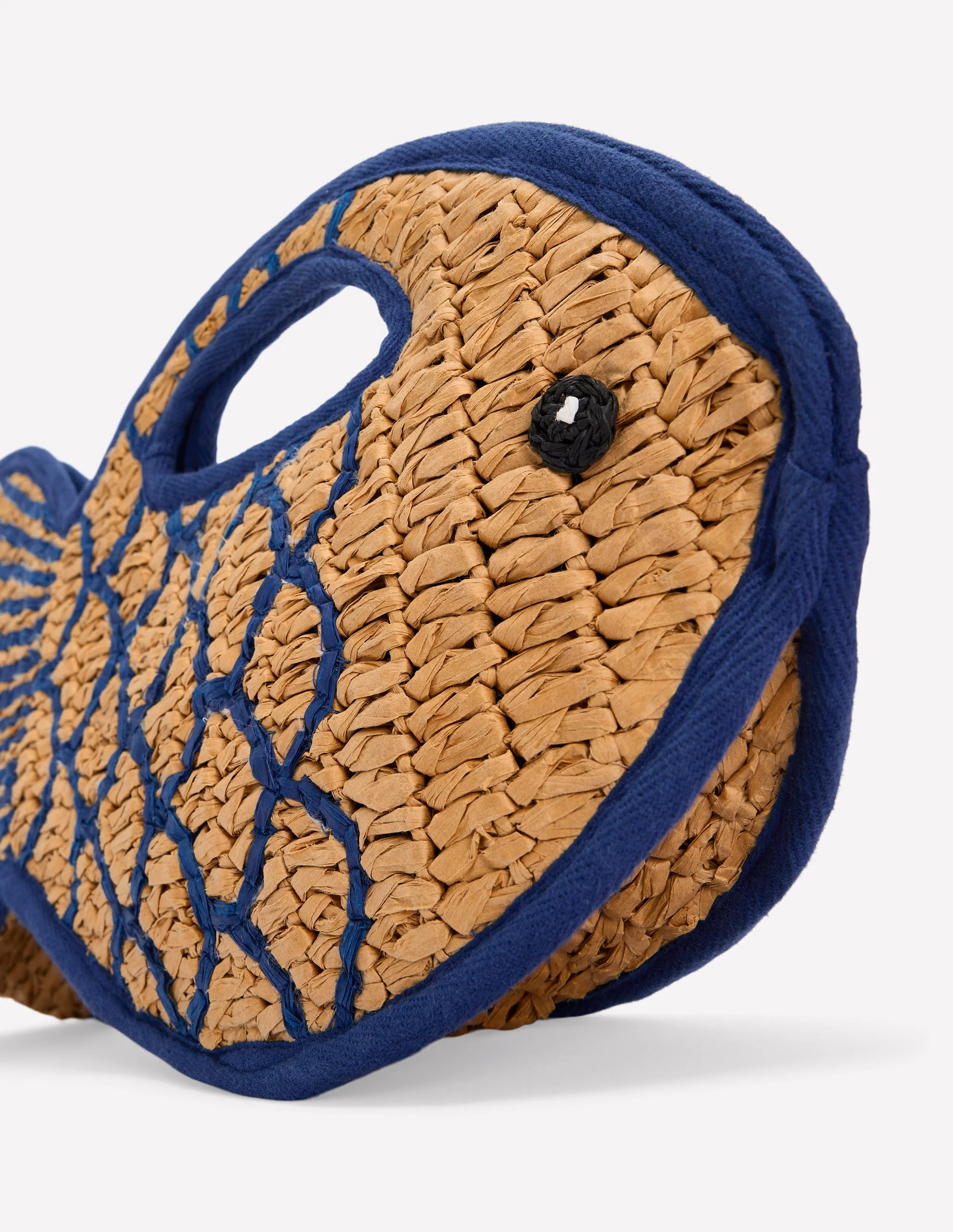 Originelle Fisch-Clutch-Naturbelassen/Leuchtendes Blau - Image 4