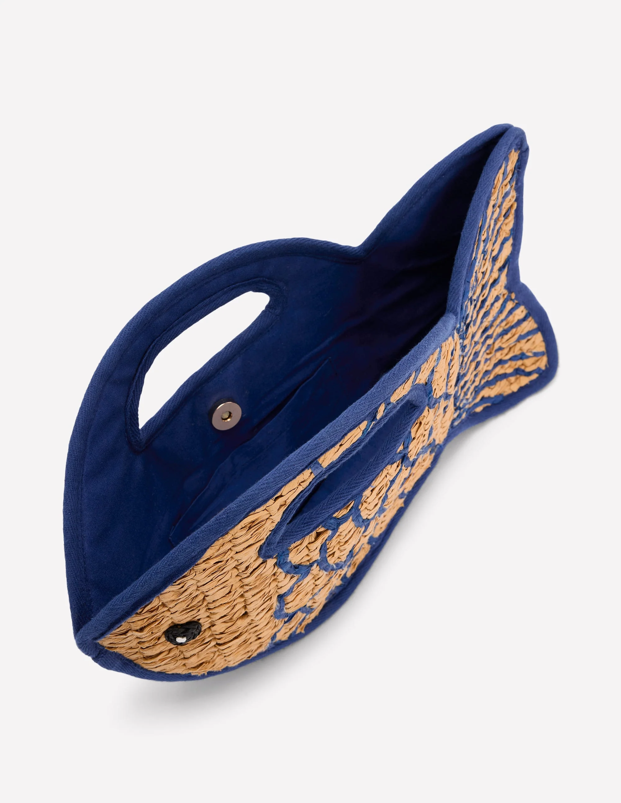 Originelle Fisch-Clutch-Naturbelassen/Leuchtendes Blau - Image 5