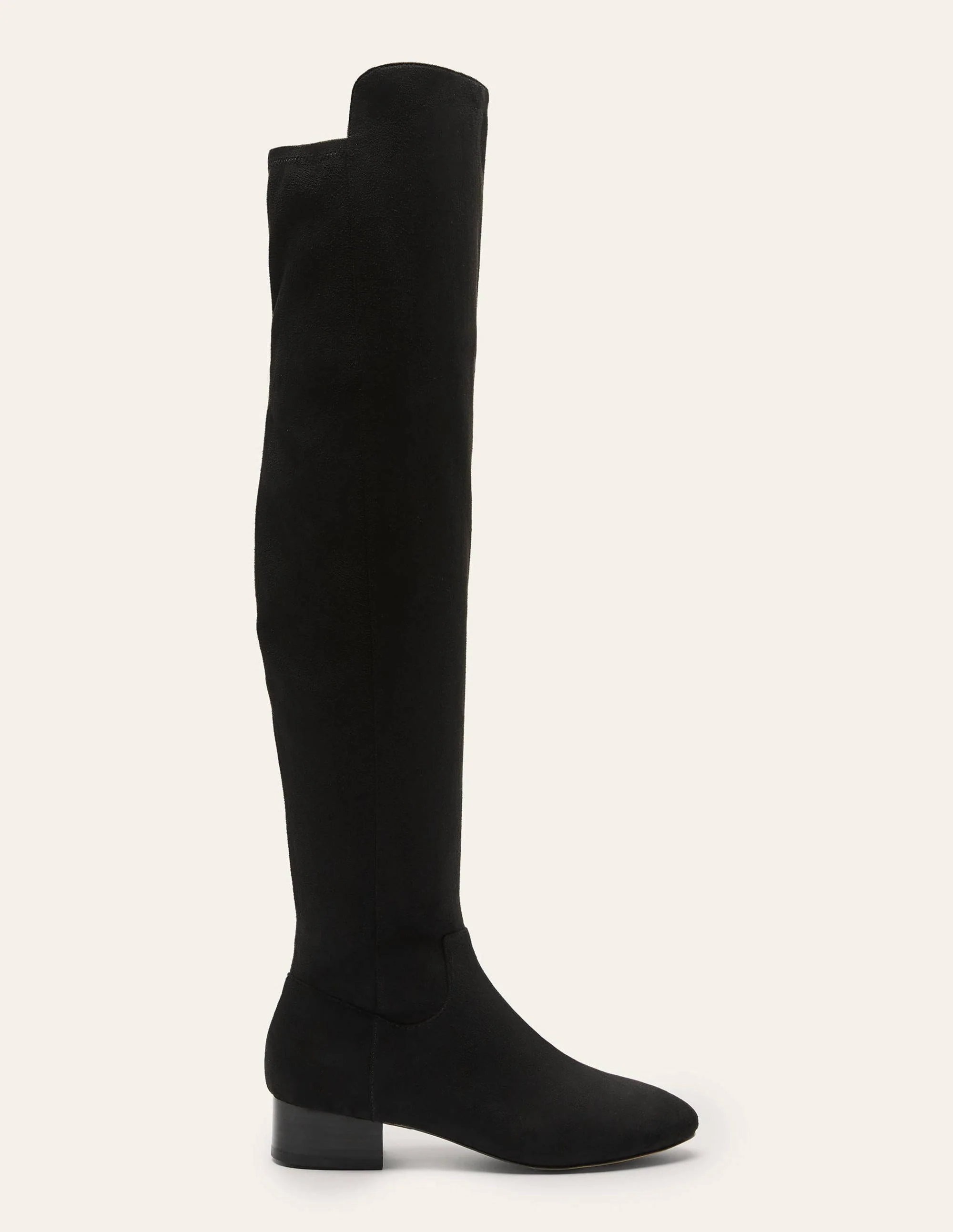Overknee-Stretchstiefel-Schwarz - Image 3