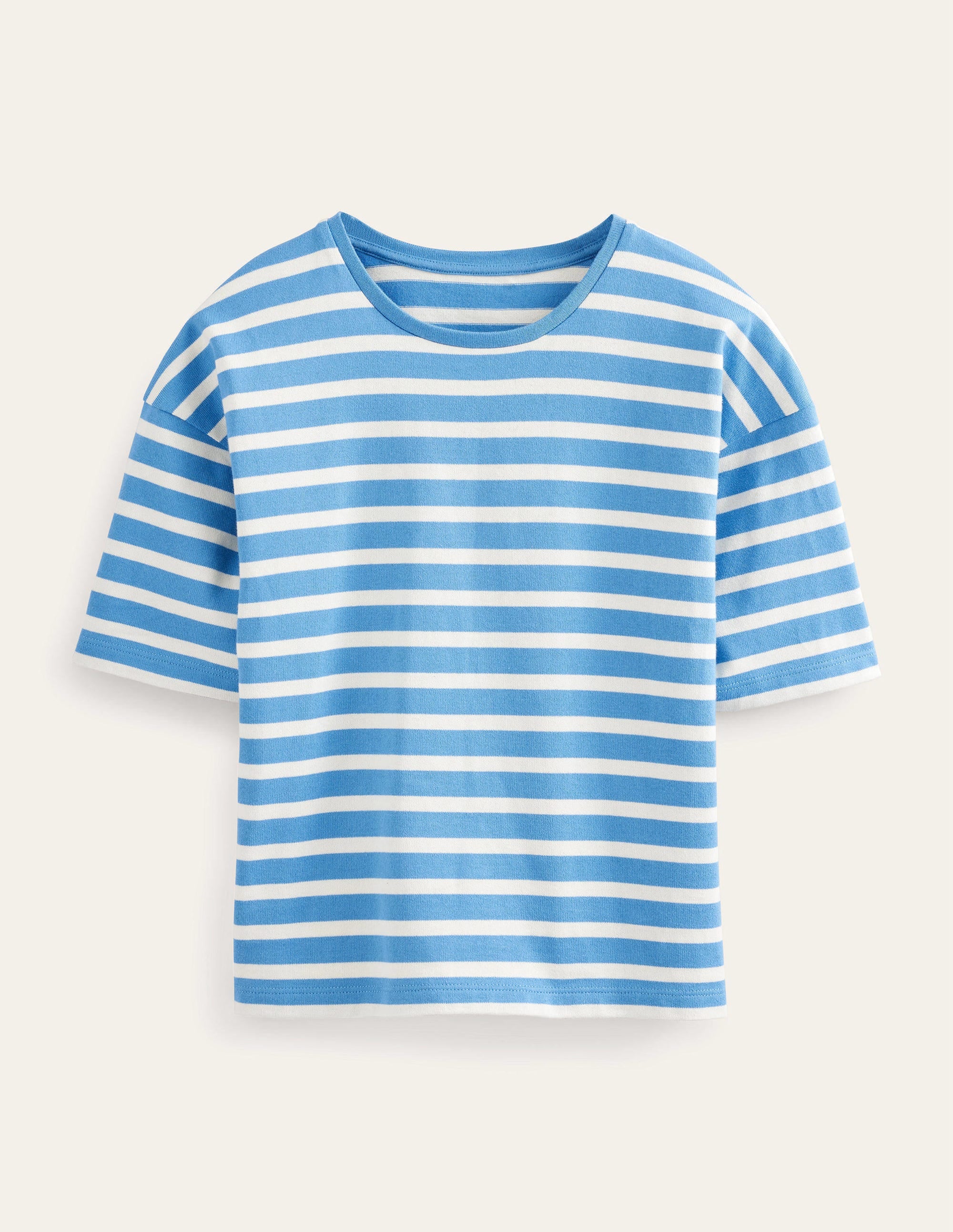 Oversize Breton-T-Shirt-Navy/Naturweiß, Gestreift - Image 5