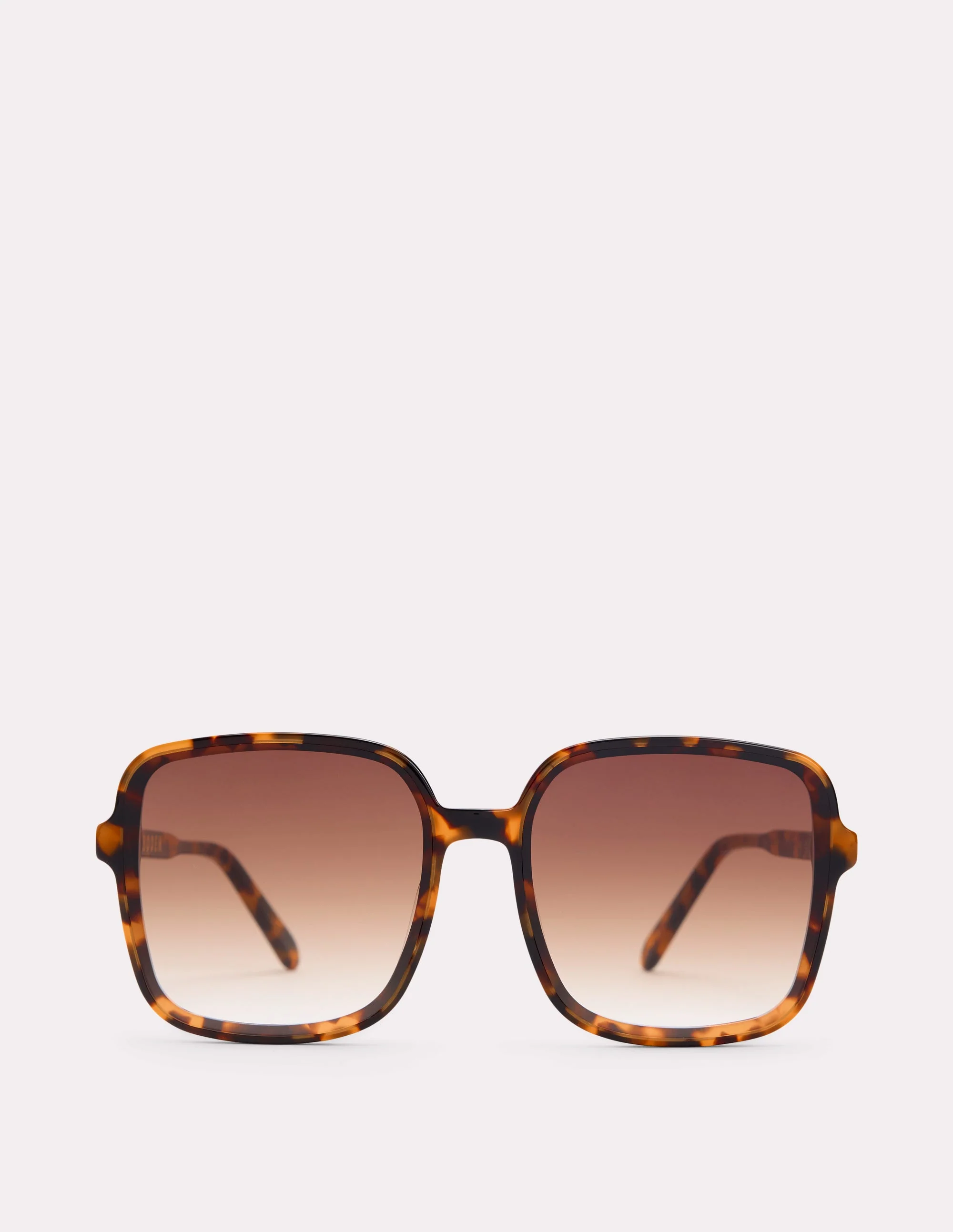 Oversize quadratische Sonnenbrille-Klassisch, Schildpattmuster