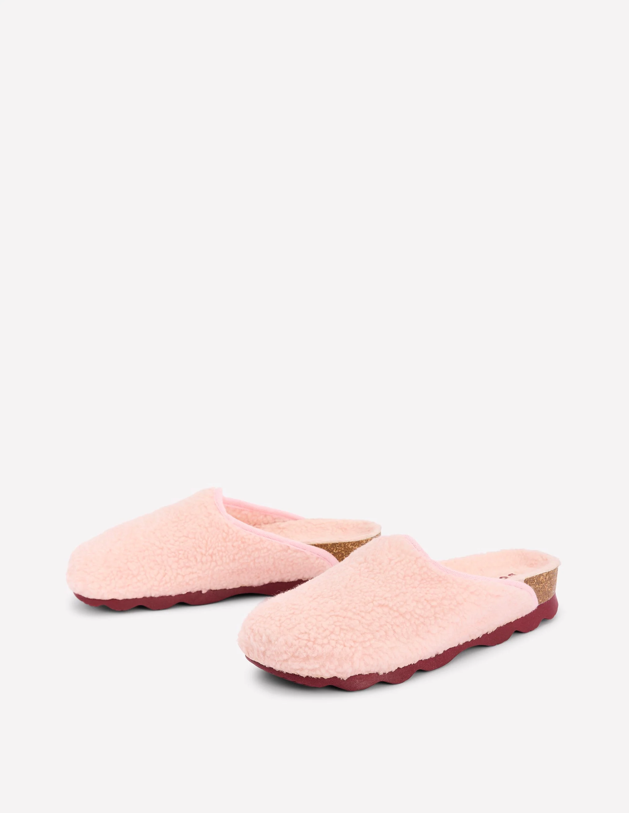 Pantoletten mit Kontrastsohle-ROSA - Image 3