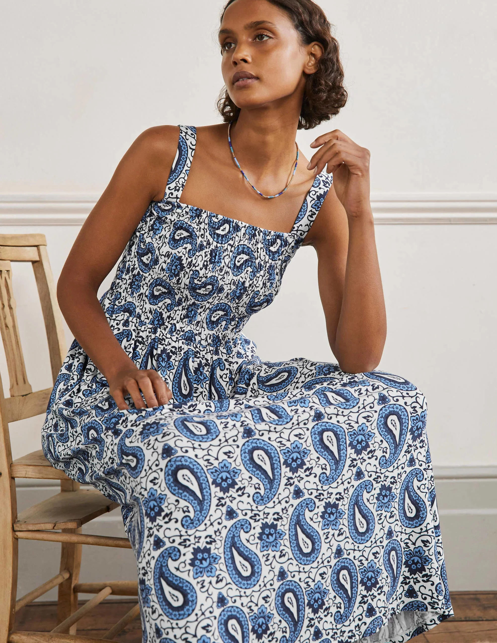 Peggy Jersey-Maxikleid-Hyazinthe, Bezauberndes Paisleymuster - Image 4