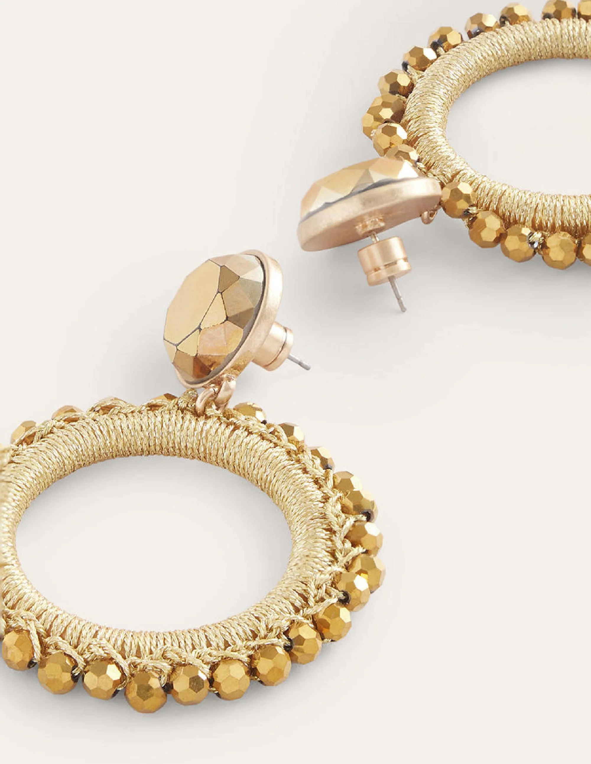 Perlen-Creolen-Gold - Image 3