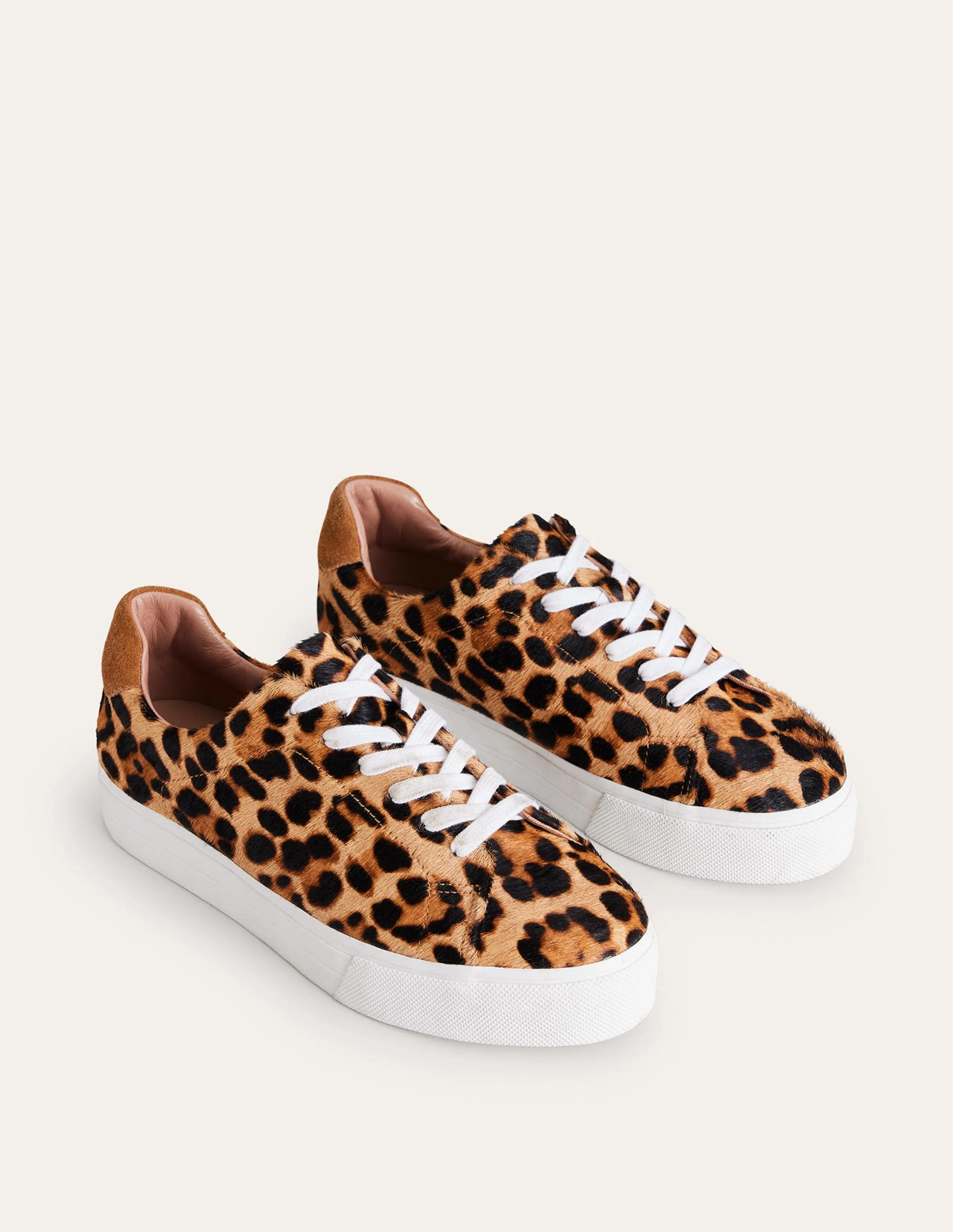 Plateau-Sneaker-Leopardenmuster Ponyhaar - Image 3