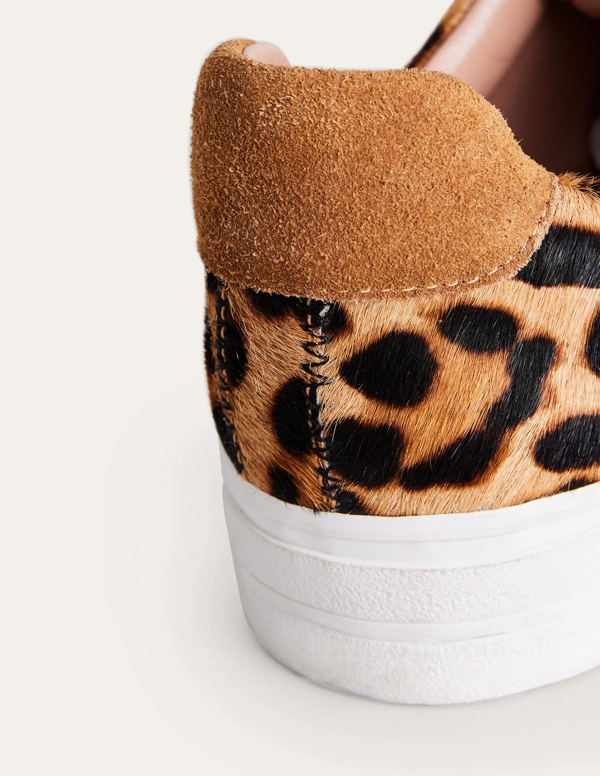 Plateau-Sneaker-Leopardenmuster Ponyhaar - Image 4