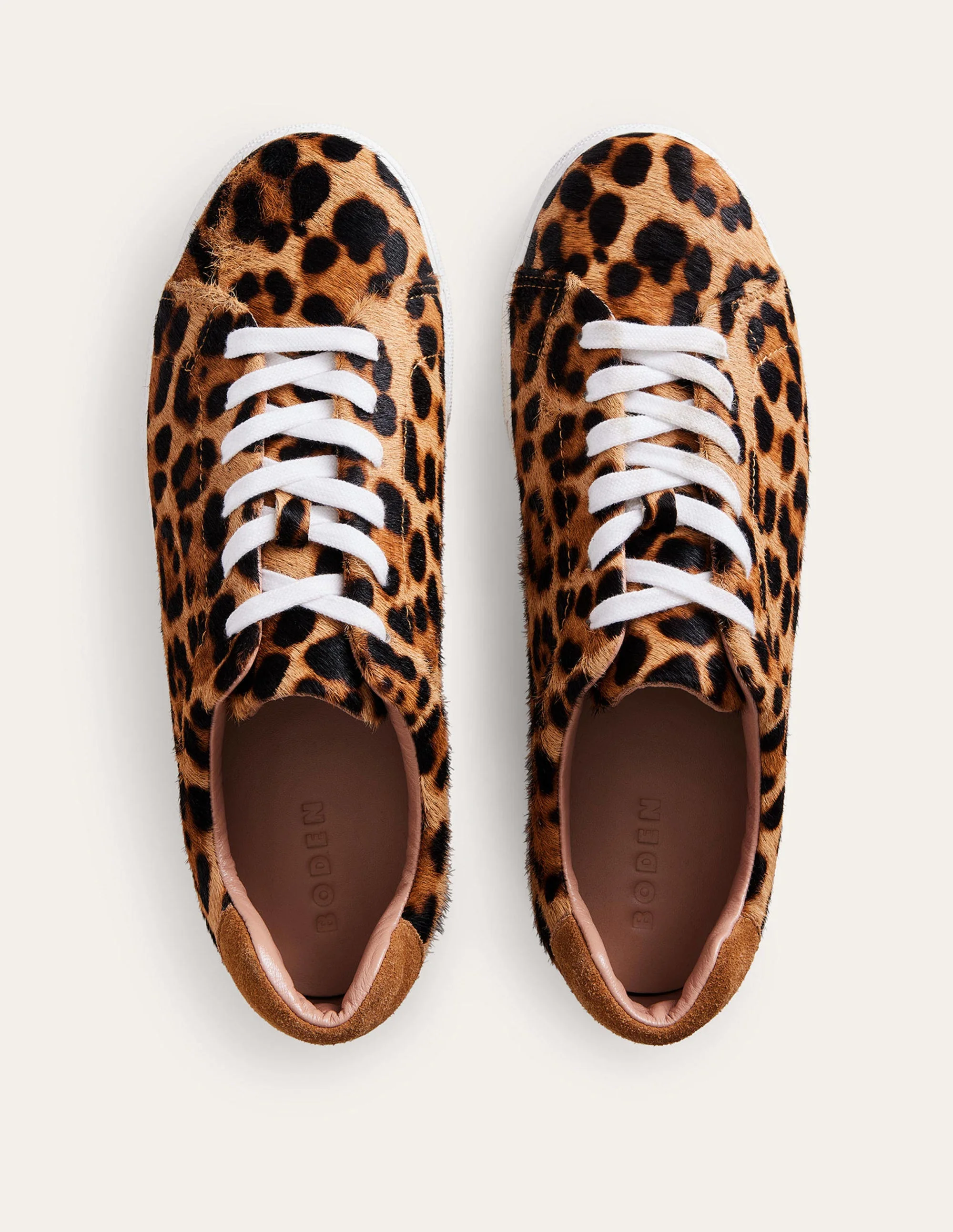 Plateau-Sneaker-Leopardenmuster Ponyhaar - Image 5