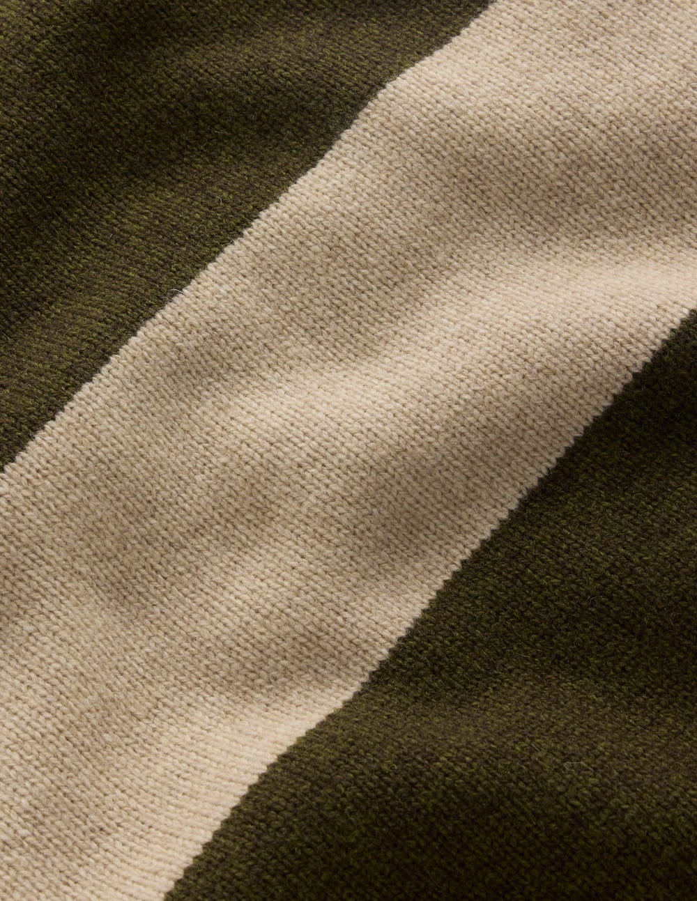 Polly Merino-Rollkragenpullover-Moor, Leinen Streifen - Image 7