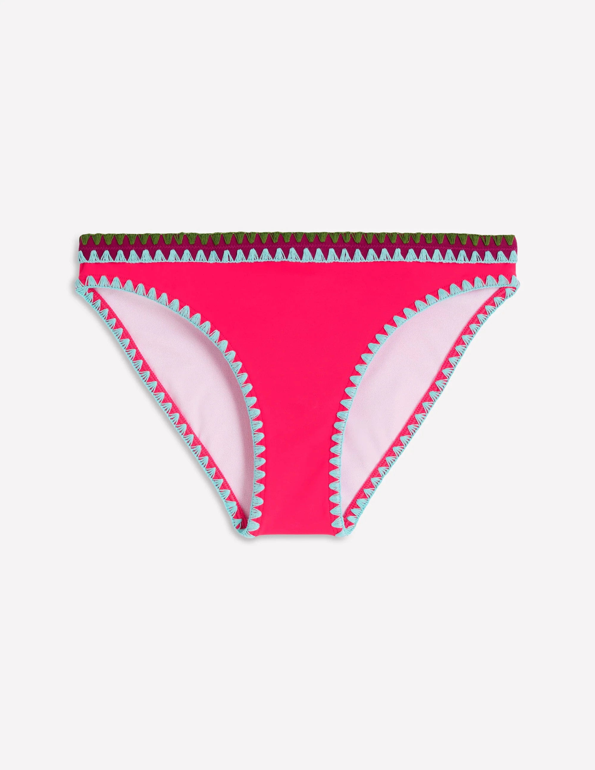 Porto Bikinihose-Rosig, Stickerei - Image 5
