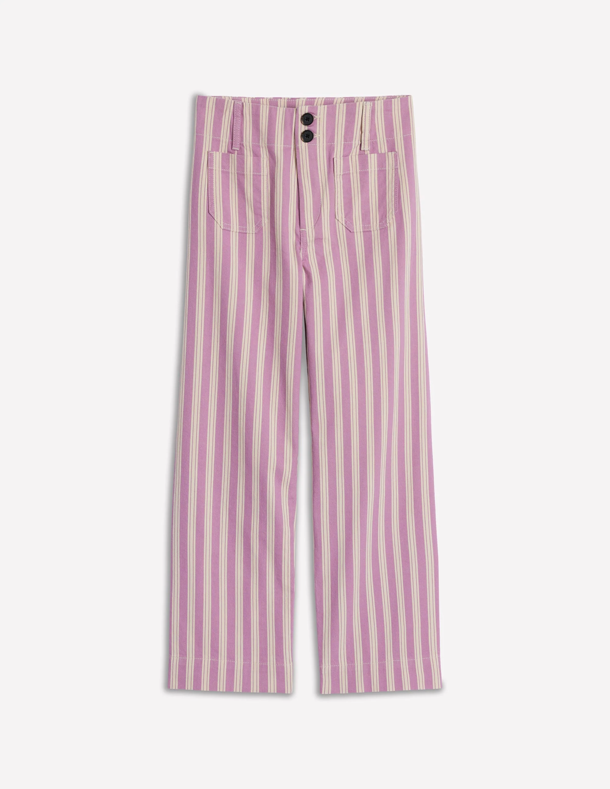 Primrose Hose mit aufgesetzten Taschen-Flieder Tram-Streifen - Image 7