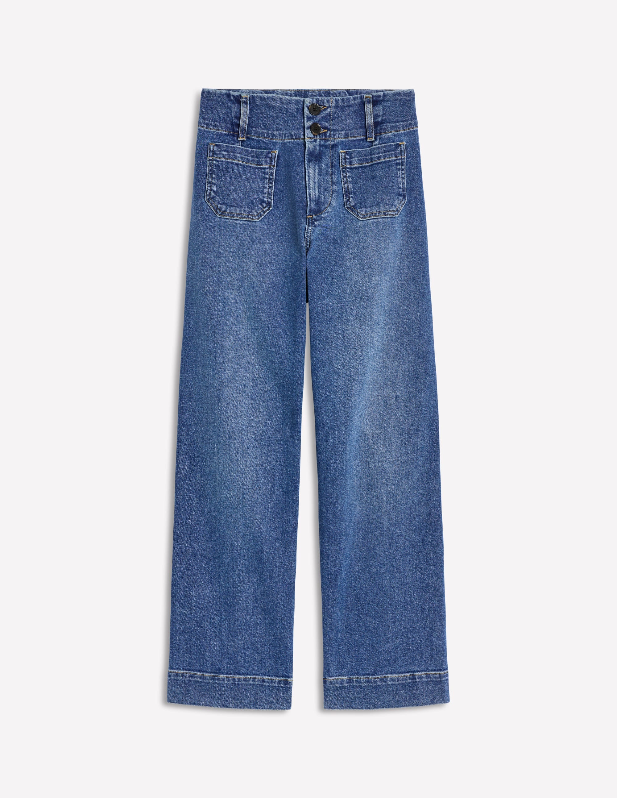 Primrose Verkürzte Jeans-Ausgeblichene Optik - Image 2