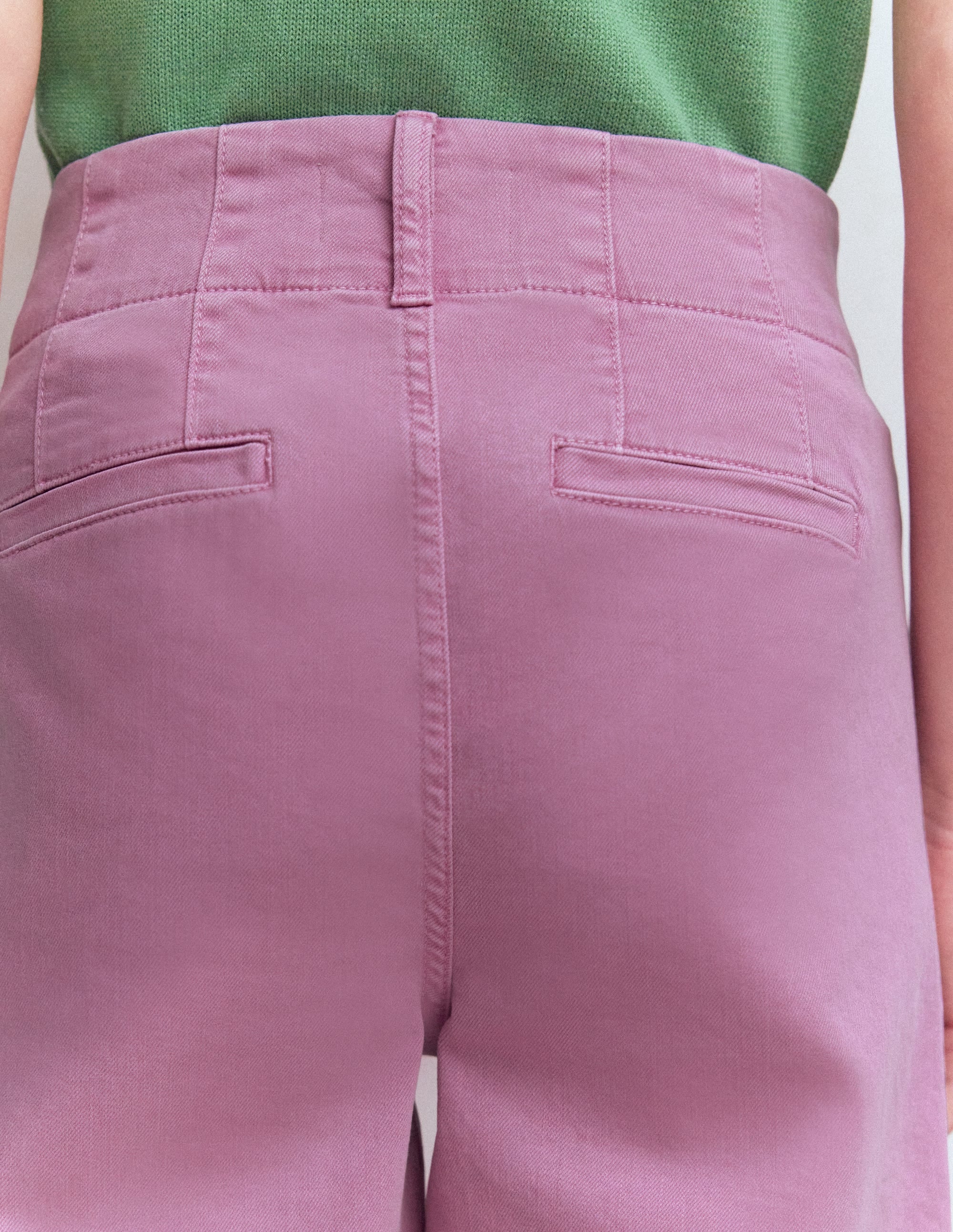Primrose Verkürzte Jeans-Rotklee-Rosa - Image 2