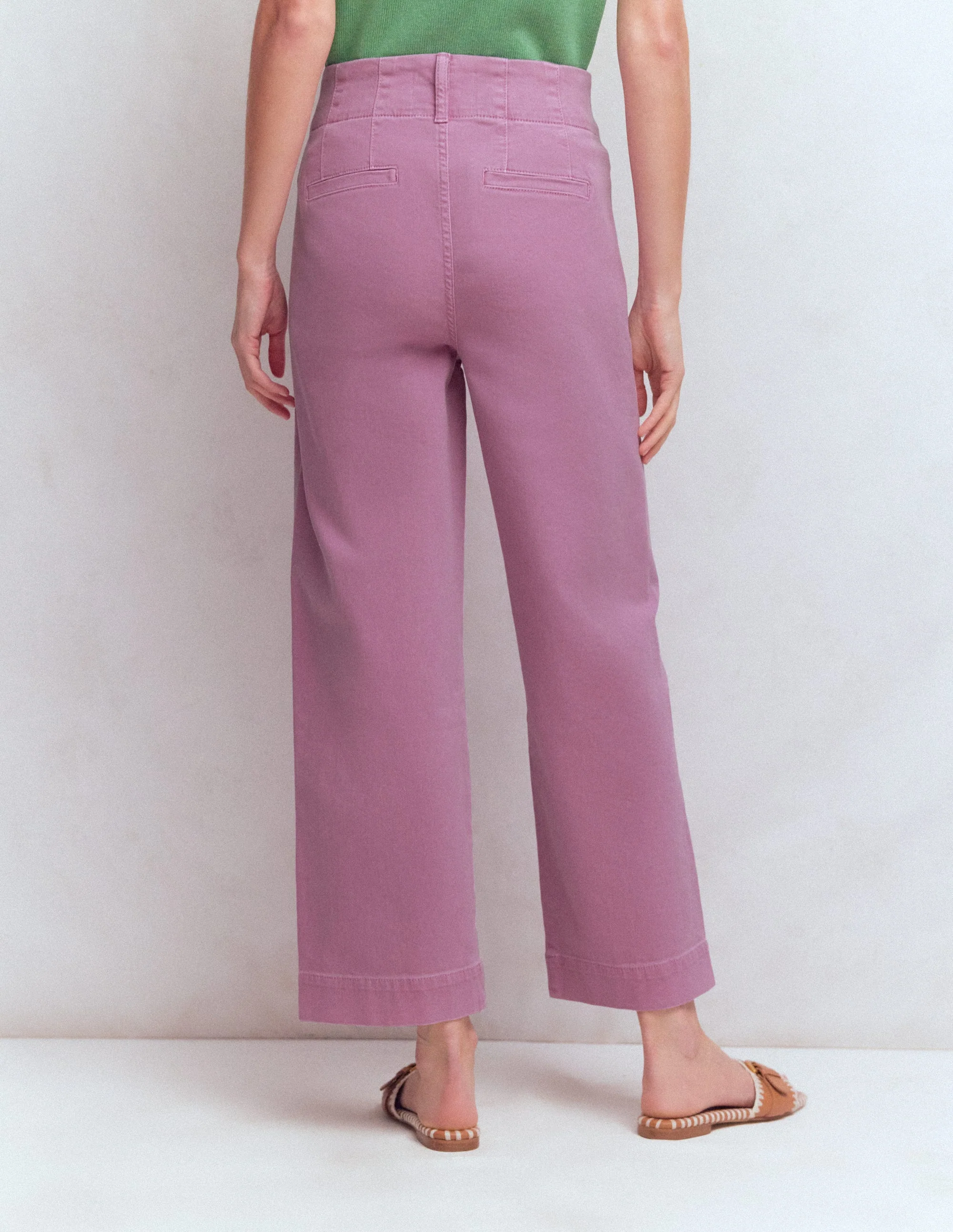 Primrose Verkürzte Jeans-Rotklee-Rosa - Image 3