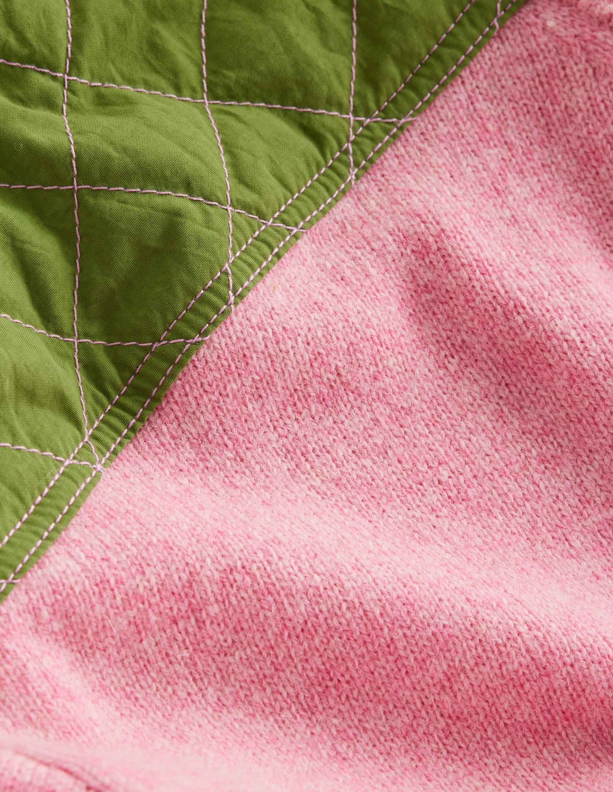 Pullover mit gesteppten Aufnähern-Pink Icing - Image 7