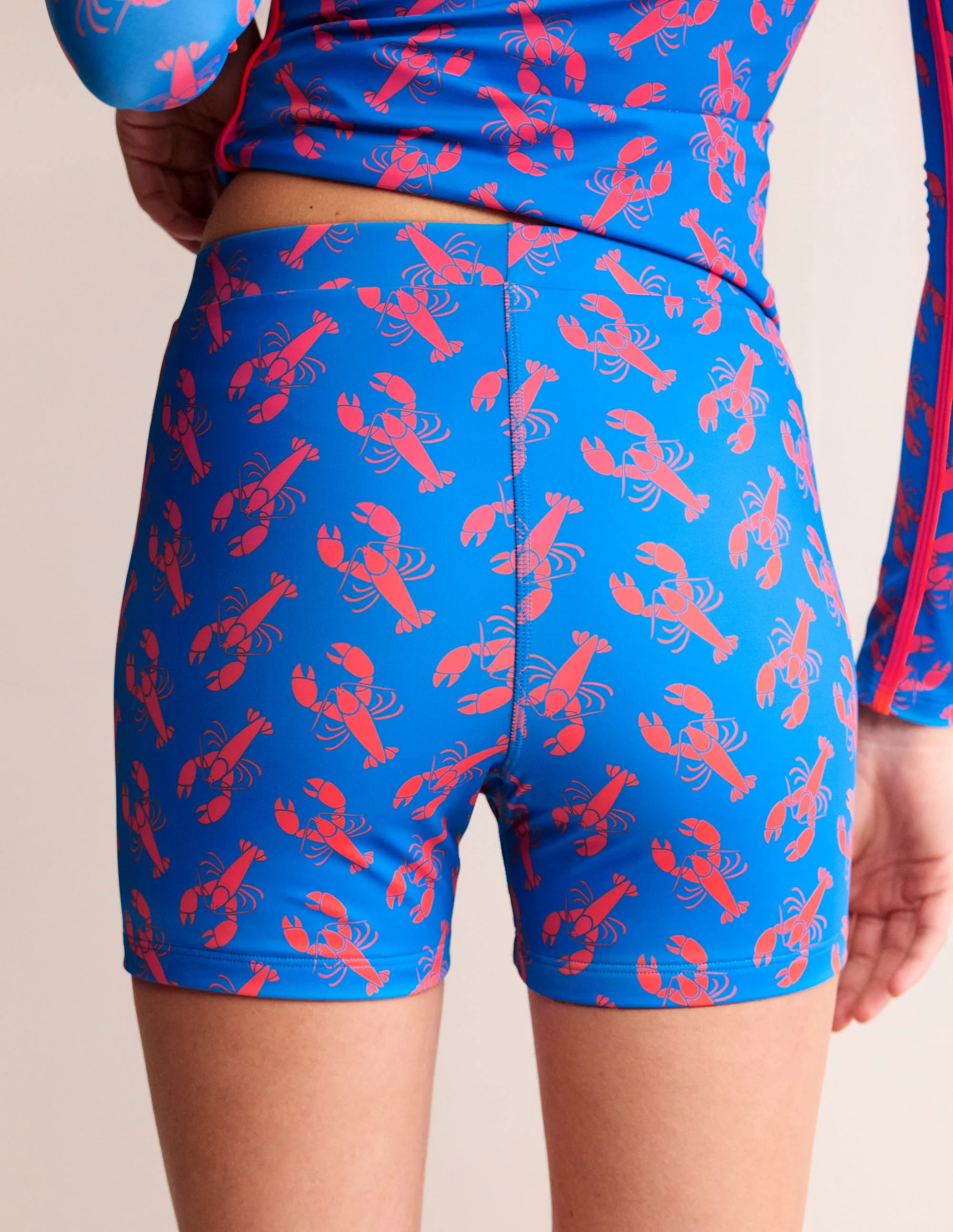 Radlerhose zum Schwimmen-Indigo Bunting, Hummer - Image 3