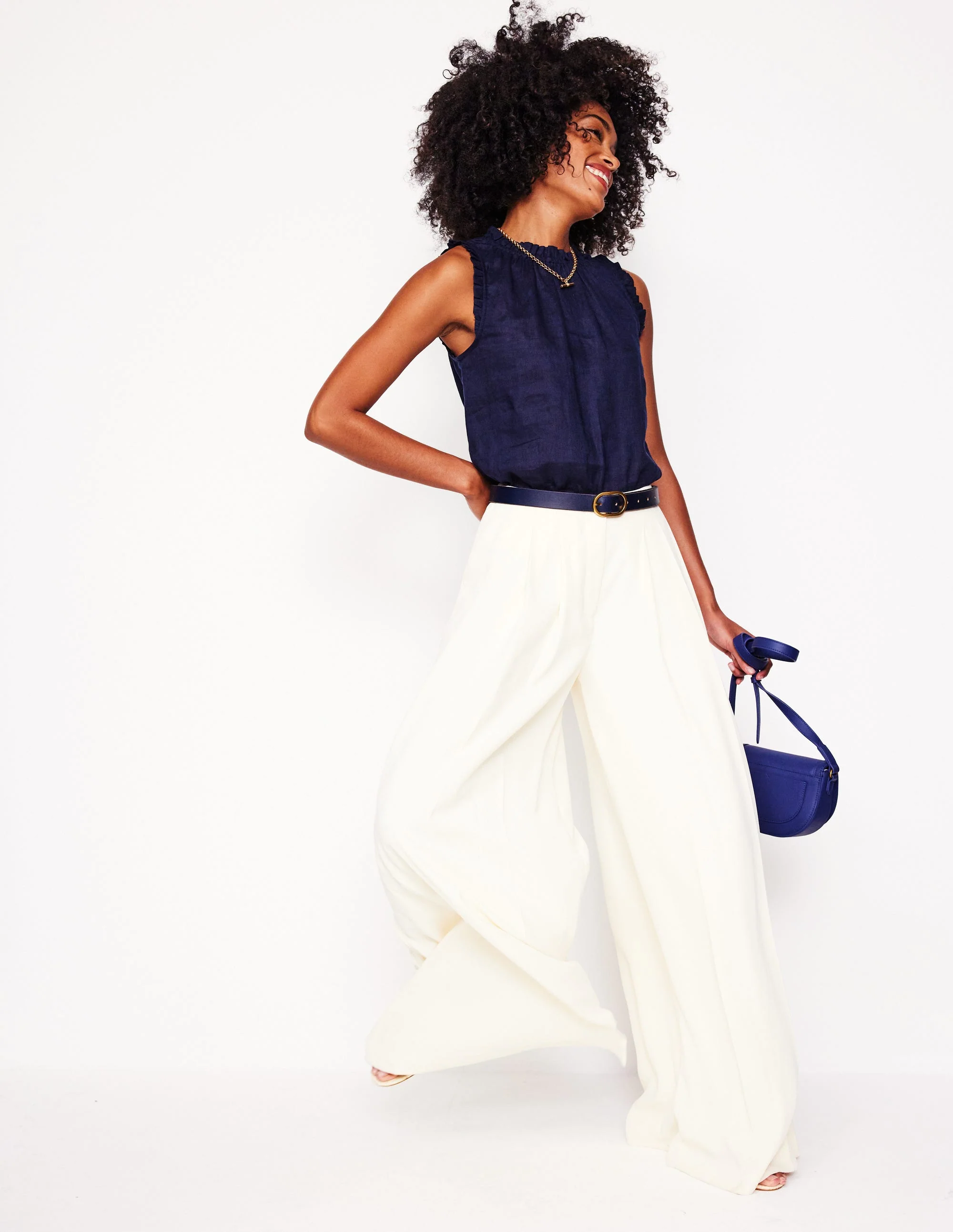 Regent Hose mit weitem Bein-Ivo