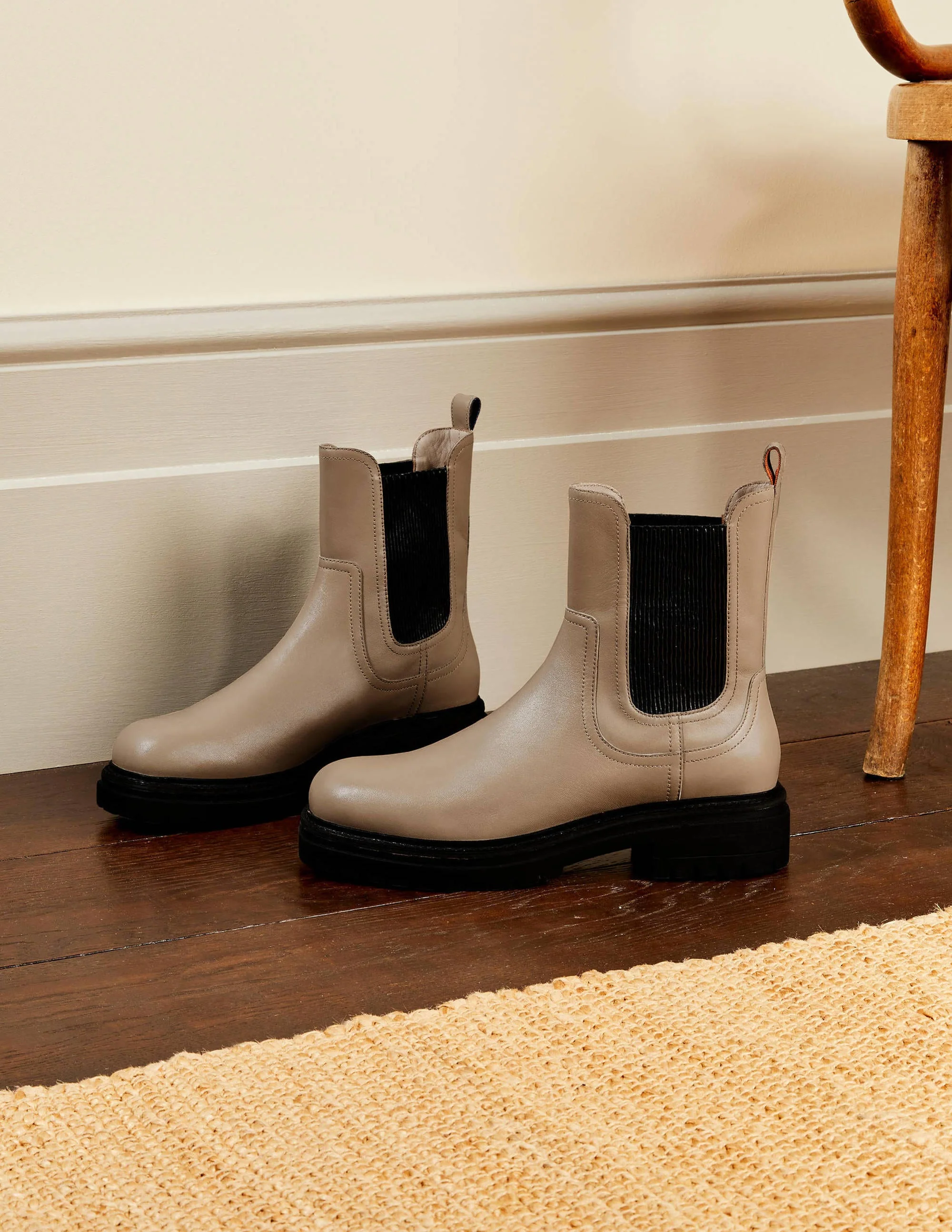 Robuste Chelsea-Boots-Cremelikör