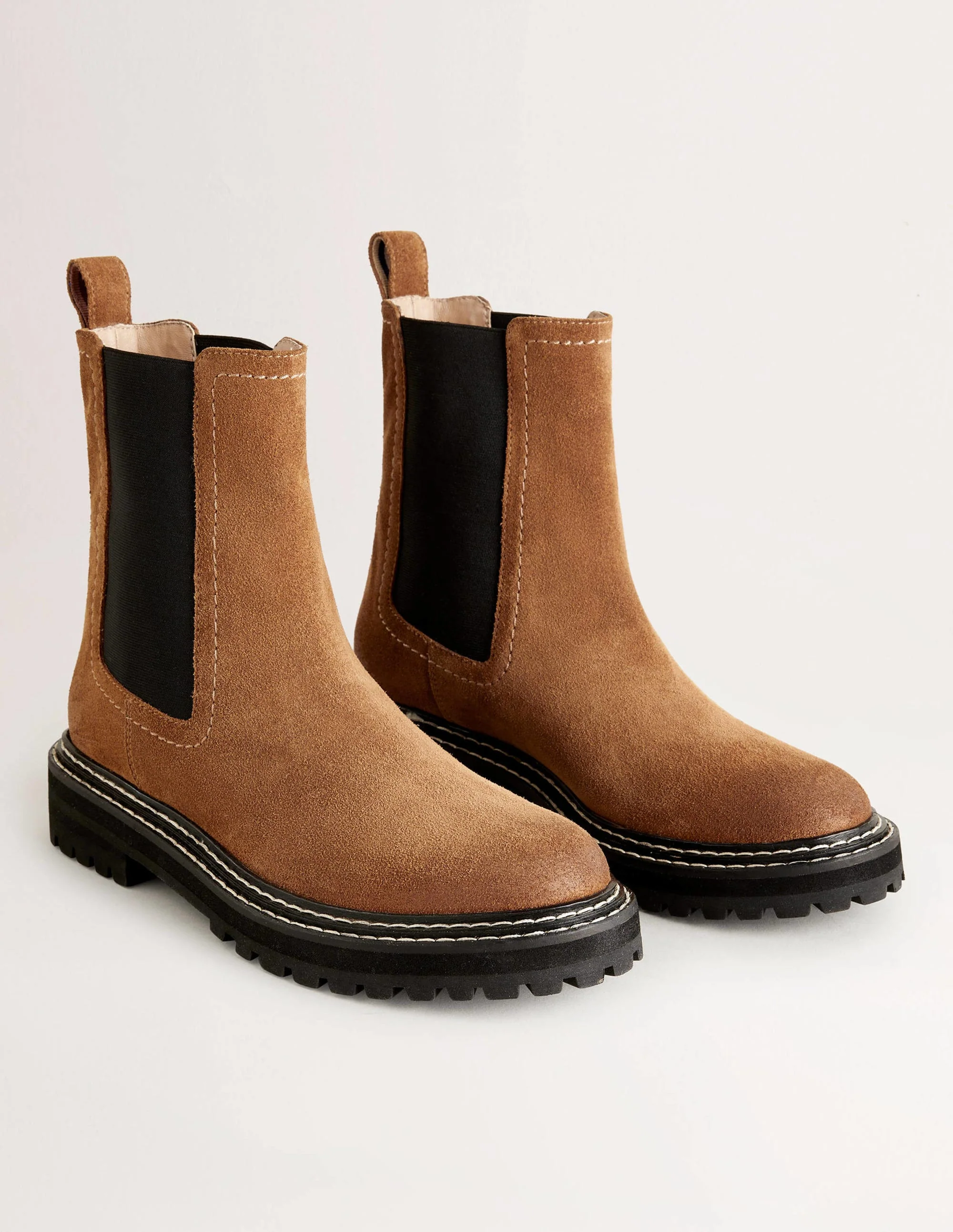 Robuste Chelsea-Boots-Goldbraun - Image 3