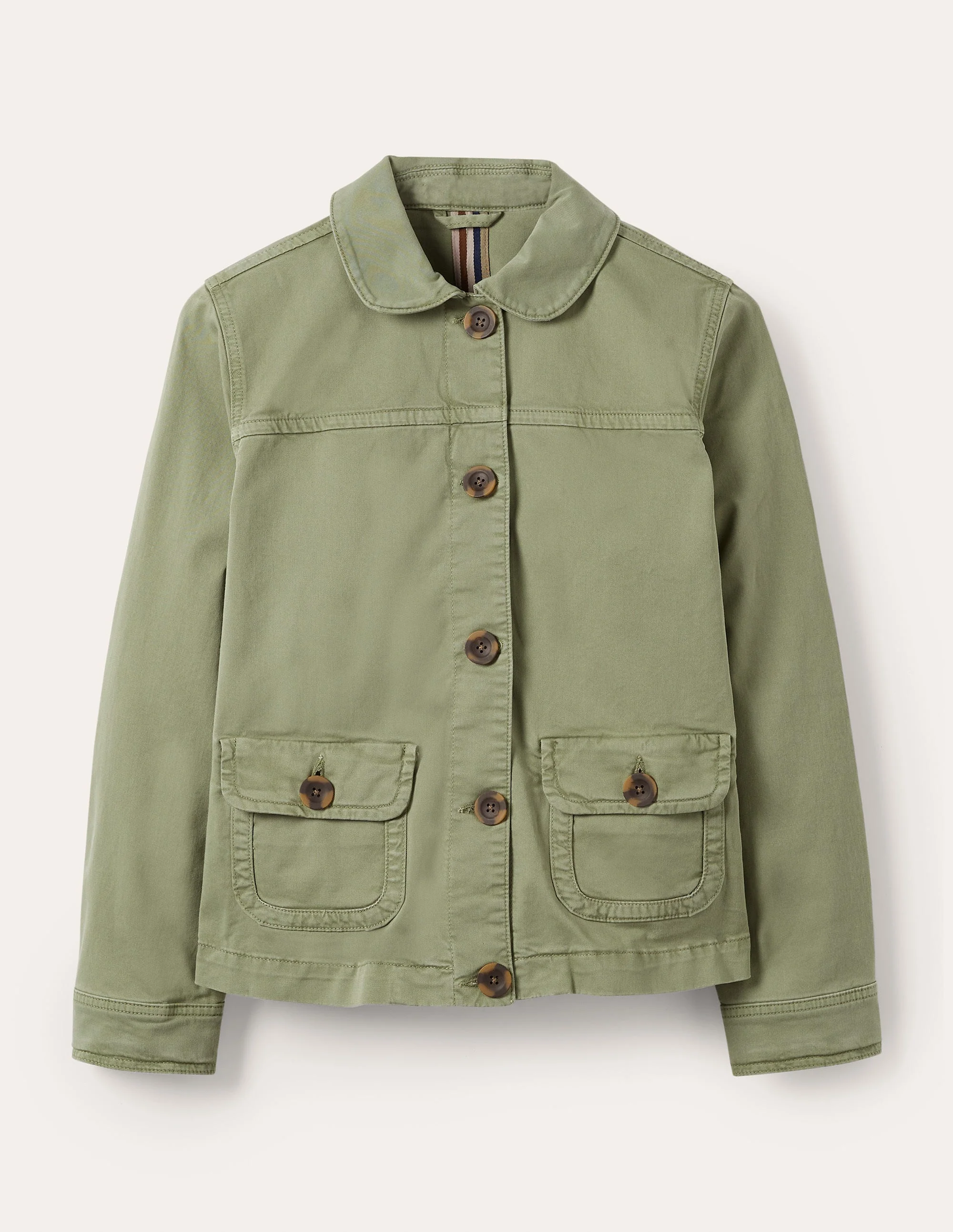 Robuste Jacke mit aufgesetzten Taschen-Regenwaldgrün - Image 5
