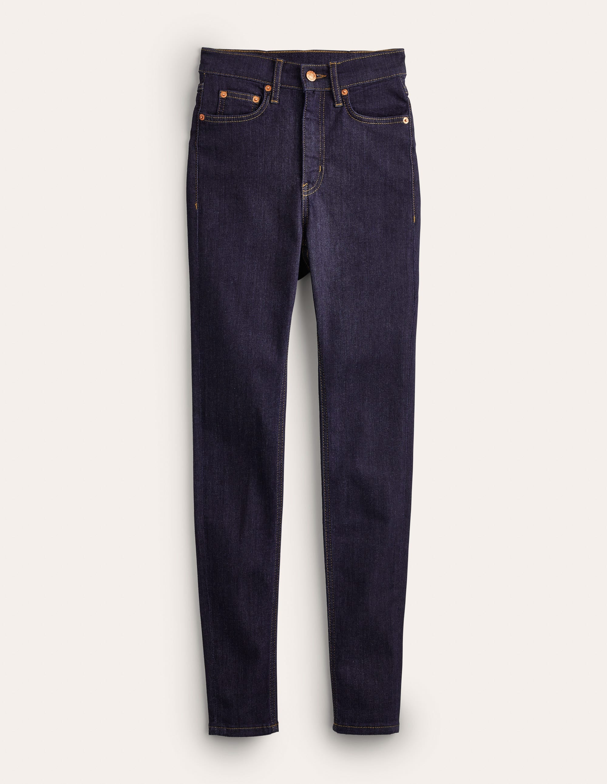 Röhrenjeans mit hohem Bund-Indigo - Image 7