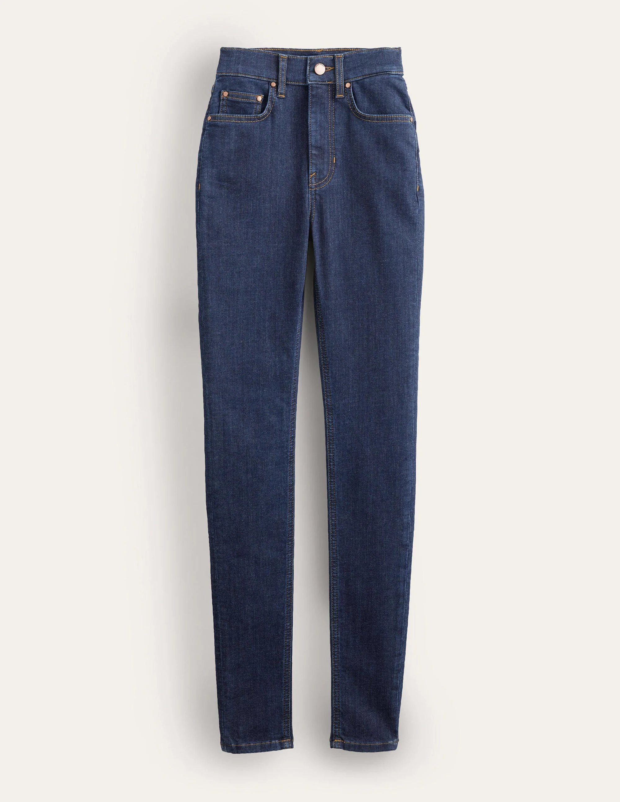 Röhrenjeans mit hohem Bund-Mittleres Vintageblau - Image 6