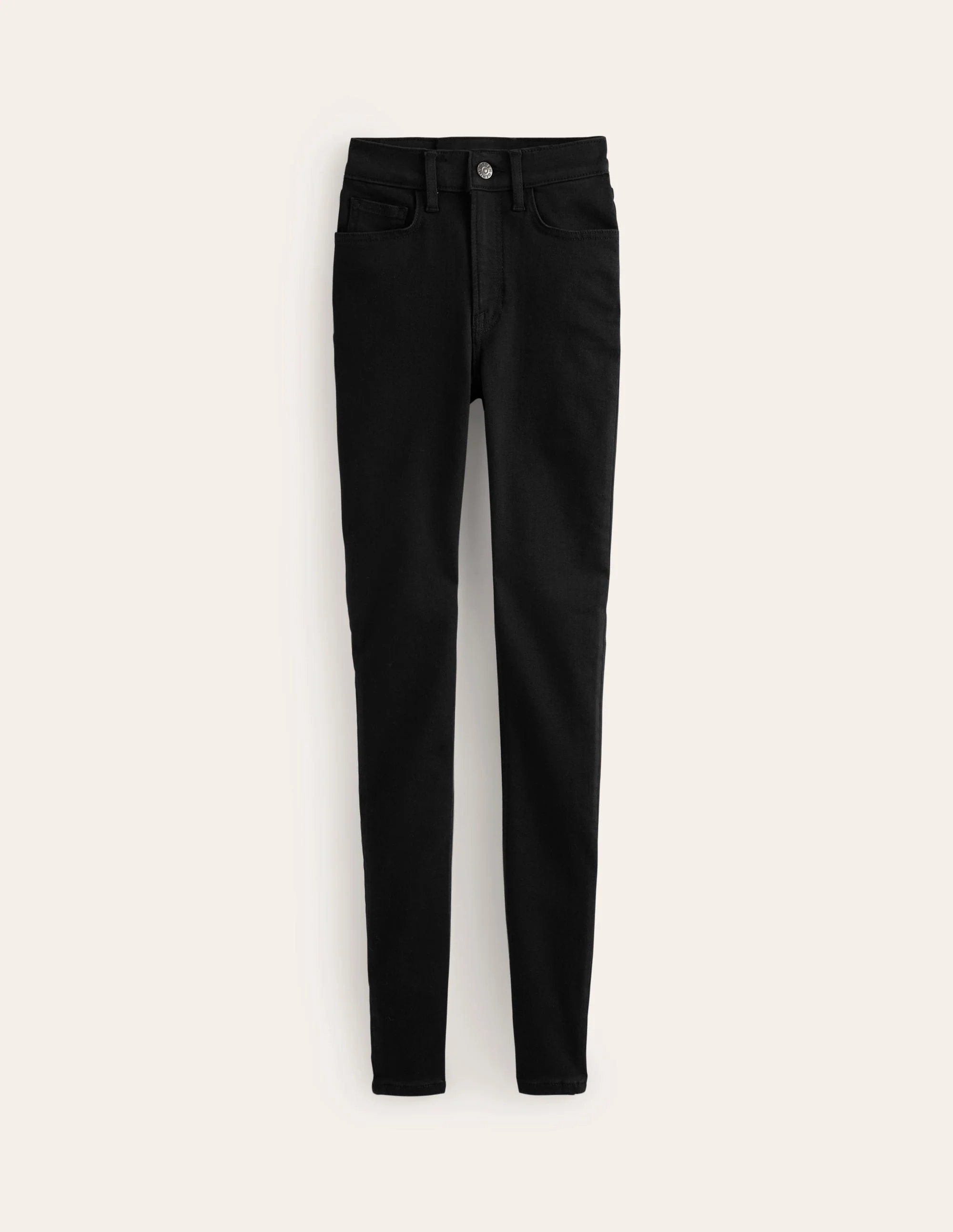 Röhrenjeans mit hohem Bund-Schwarz - Image 6