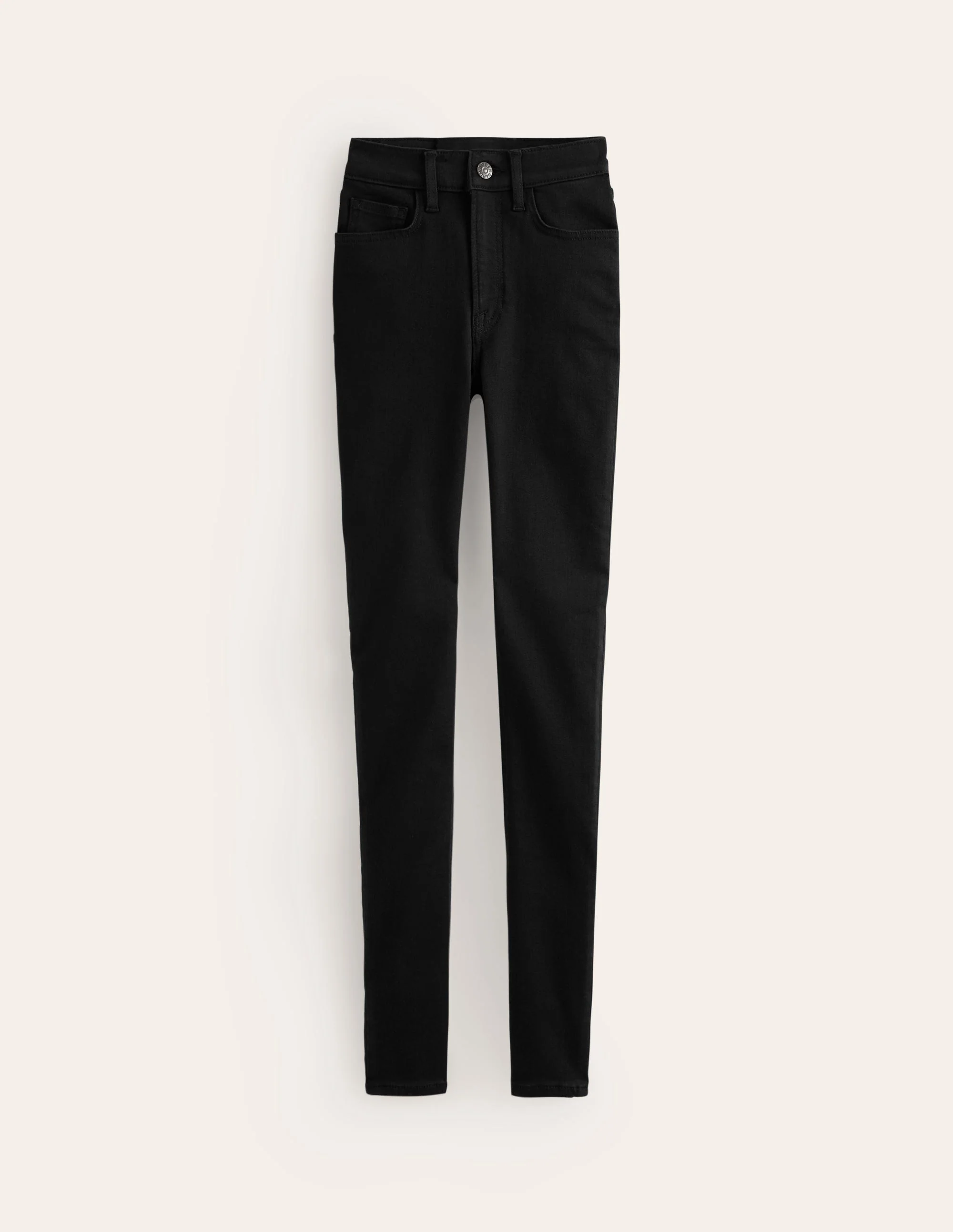 Röhrenjeans mit hohem Bund-Schwarz - Image 6