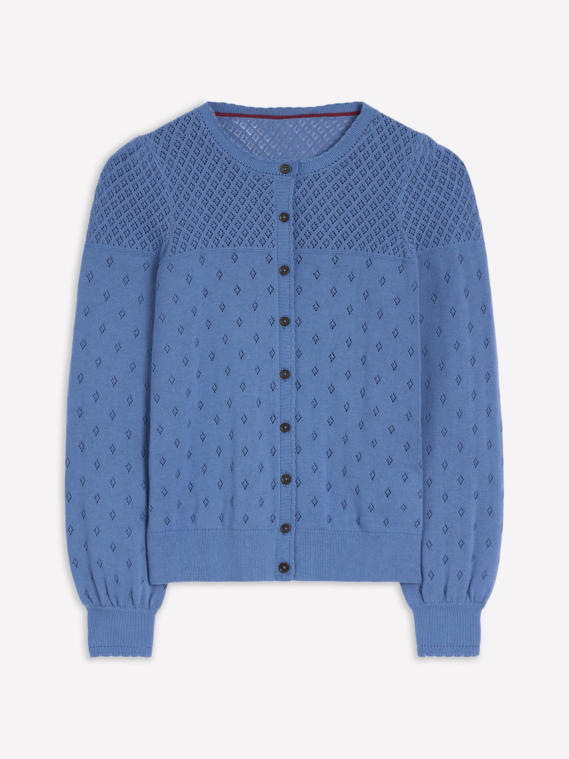 Rosalie Pointelle-Strickjacke-Blue River Blau - Image 5