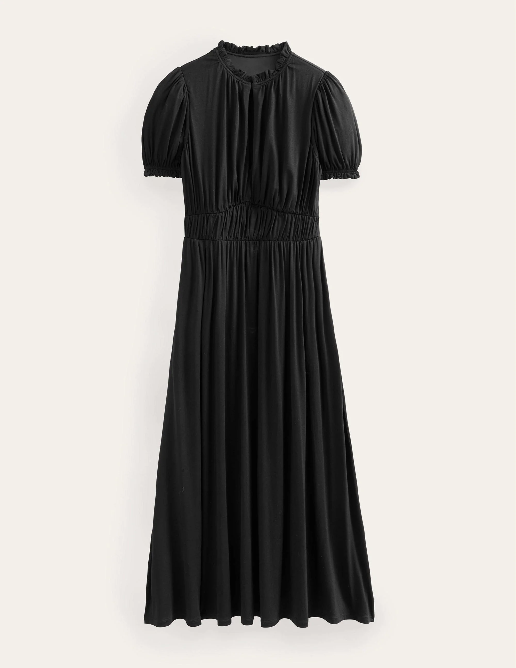 Rosanna Midi-Teekleid aus Jersey-Schwarz - Image 6
