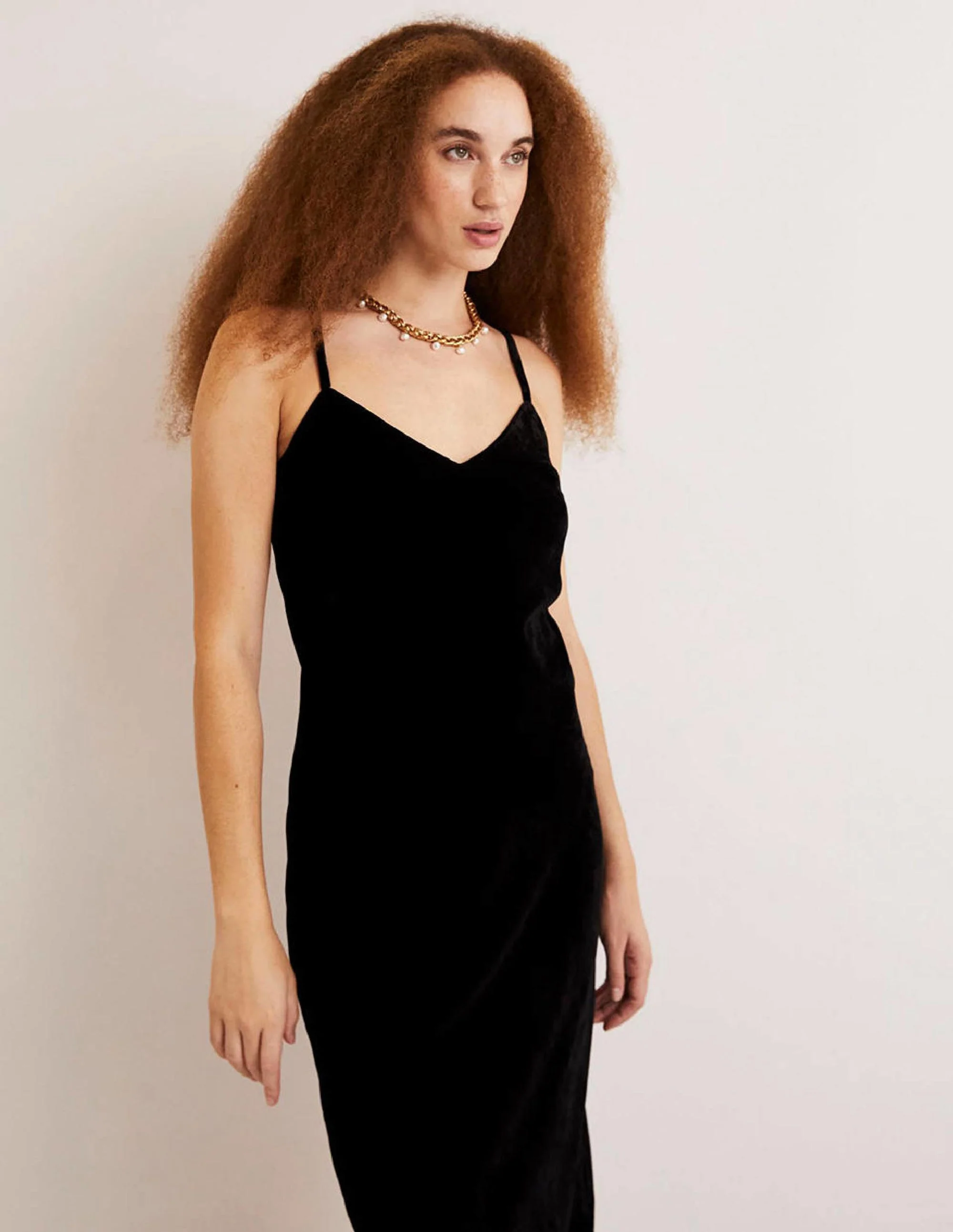 Samtkleid zum Hineinschlüpfen-Schwarz - Image 4