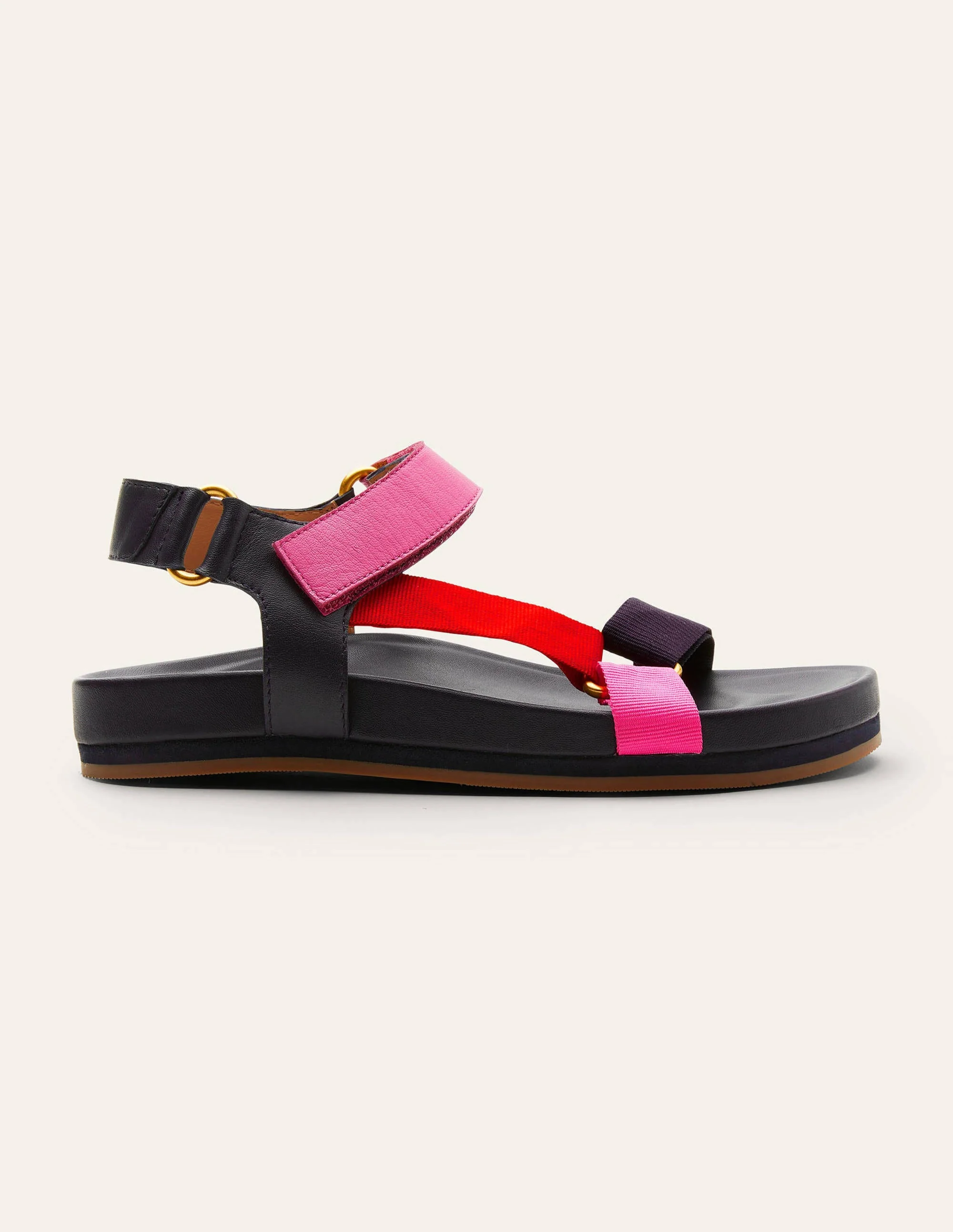 Sandalen mit Blockfarben-Navy, Blockfarben - Image 2