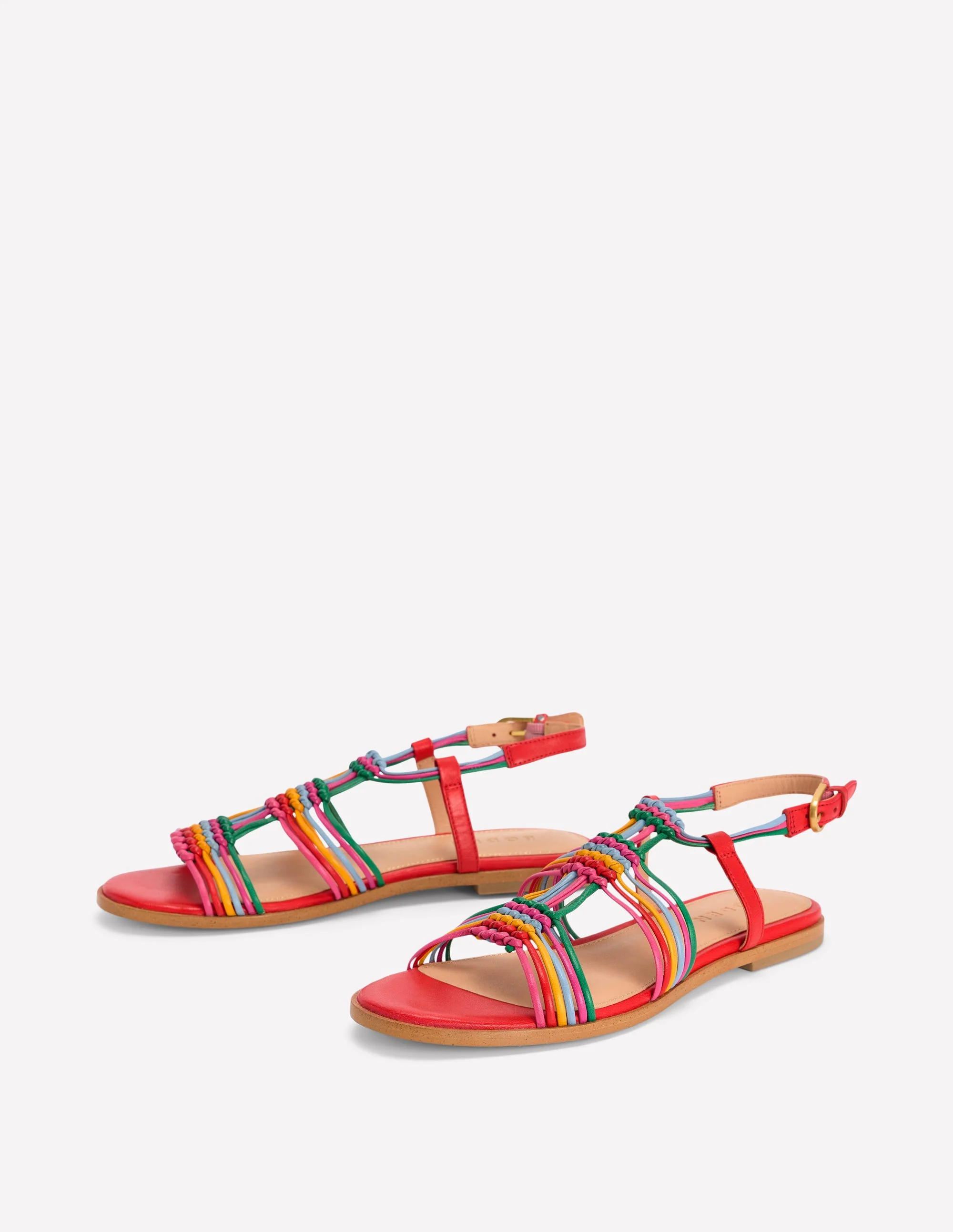 Sandalen mit Knoten und mehreren Riemen-Bunt - Image 3