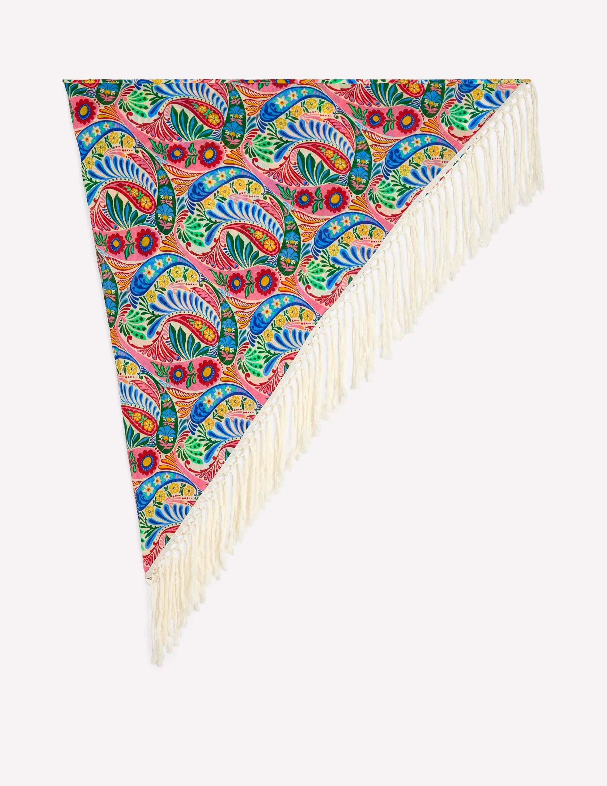 Sarong mit Quasten-Bunt, Verwunschenes Paisleymuster - Image 5
