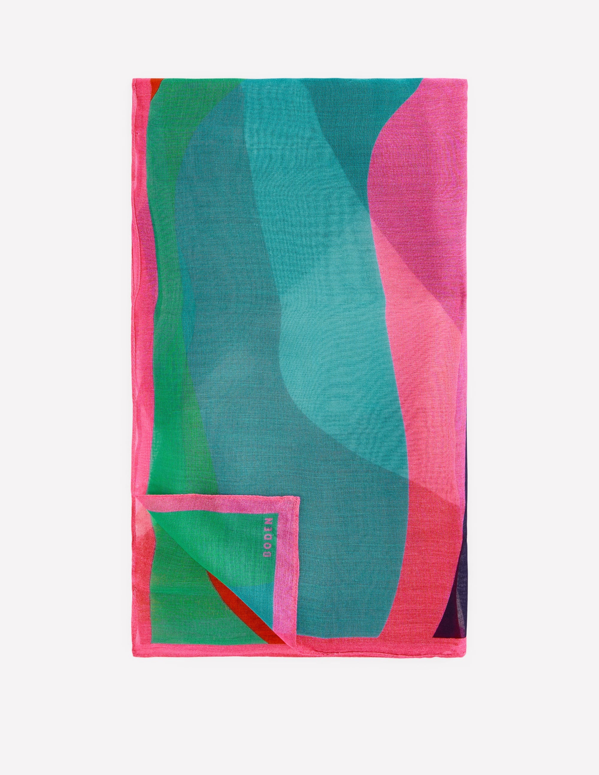 Sarong-Schal mit Muster-Bunt, Rhythmische Welle - Image 4