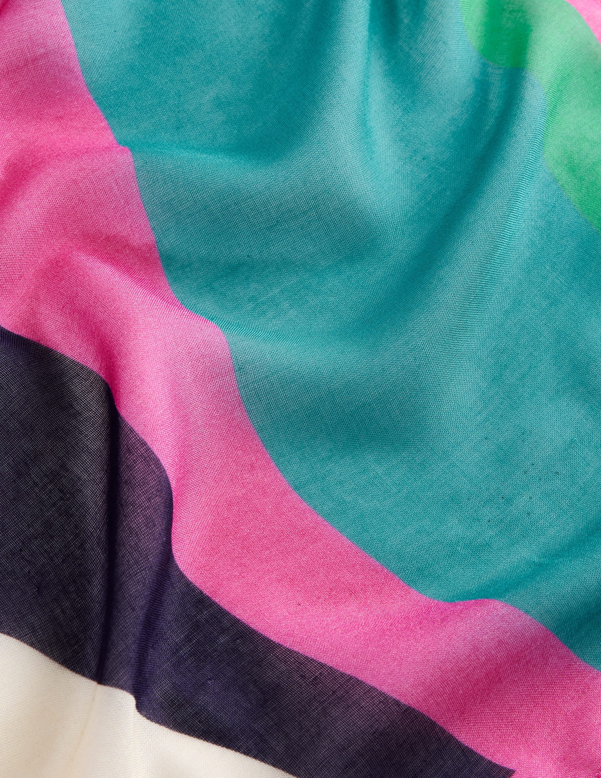 Sarong-Schal mit Muster-Bunt, Rhythmische Welle - Image 5