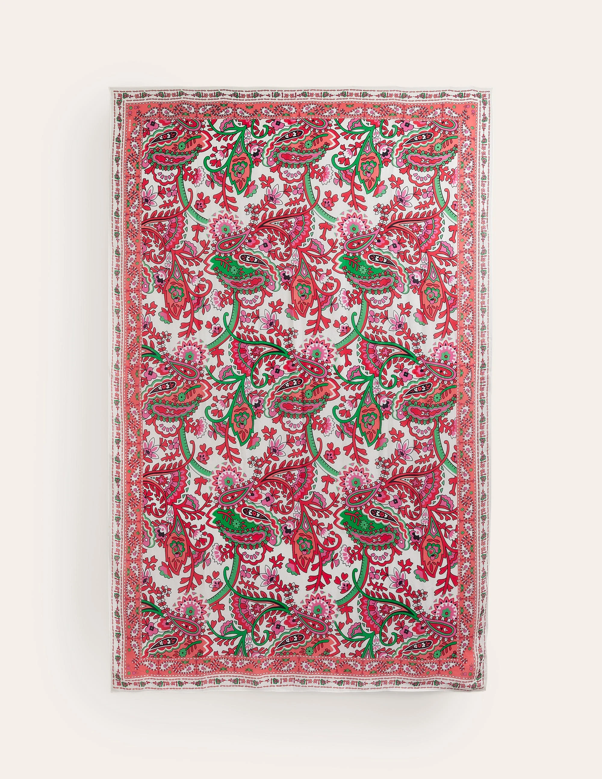 Sarong-Schal mit Muster-Naturweiß, Traumhaftes Paisley - Image 3