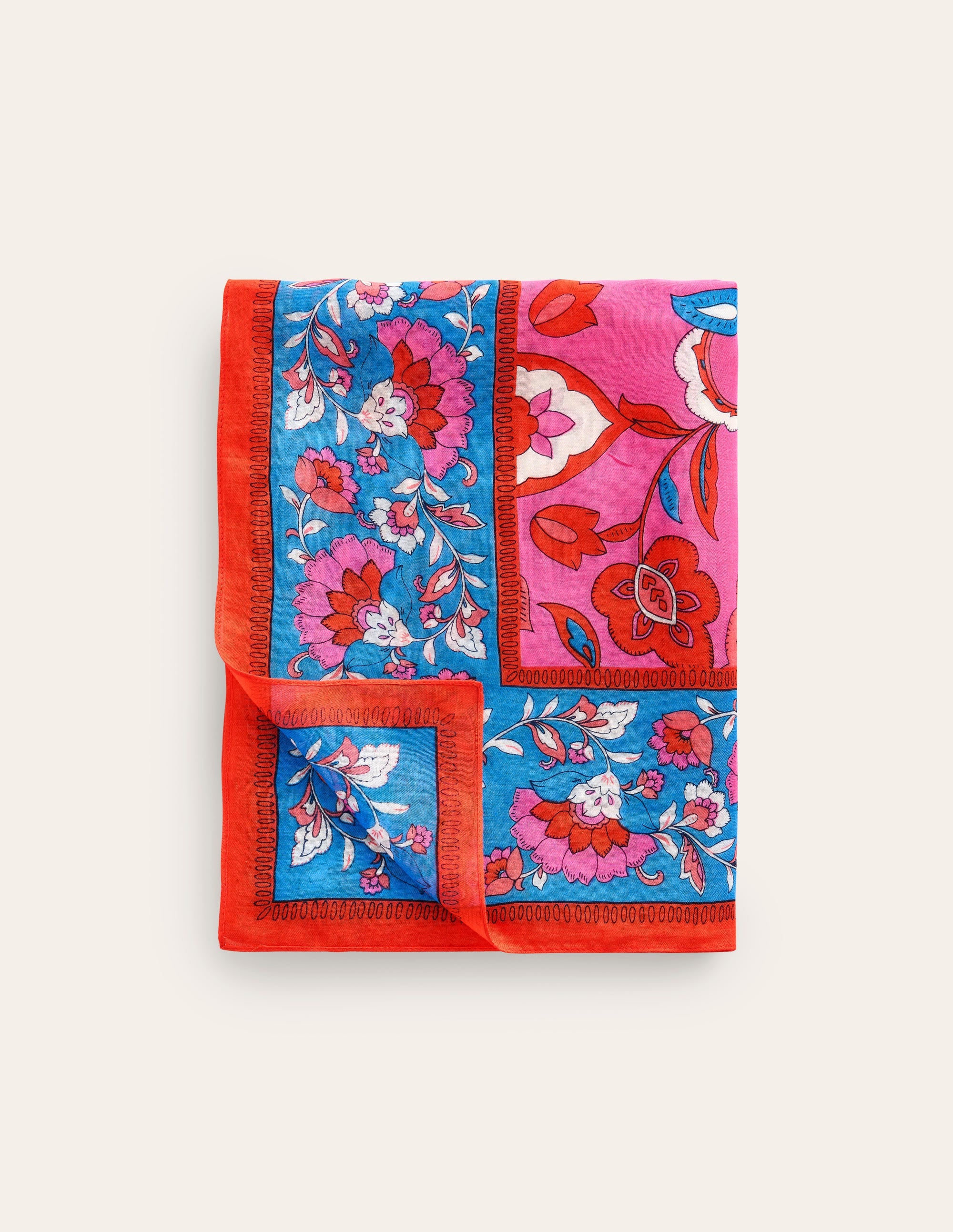 Sarong-Schal mit Muster-Partypink, Floraler Zweig - Image 3