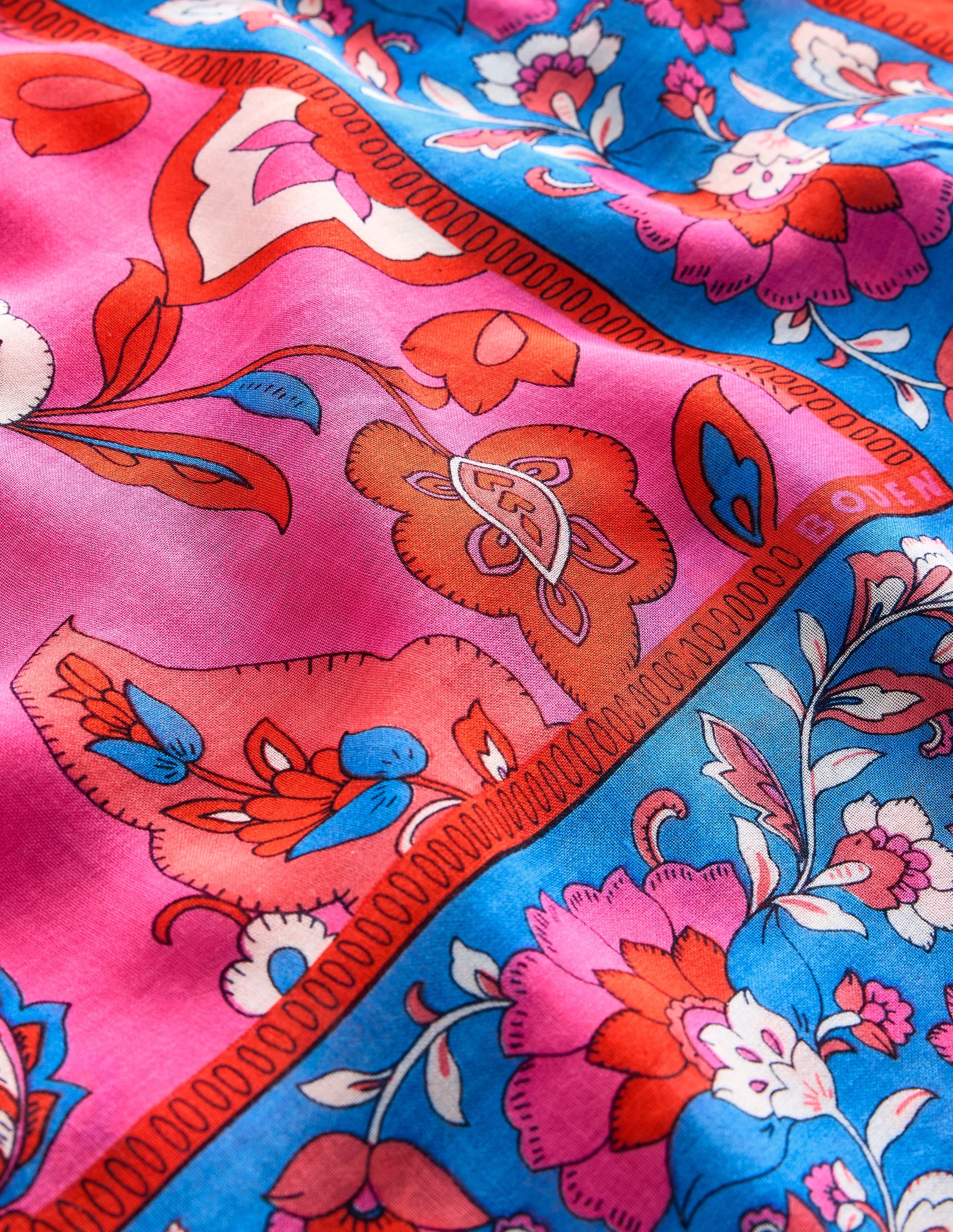 Sarong-Schal mit Muster-Partypink, Floraler Zweig - Image 4