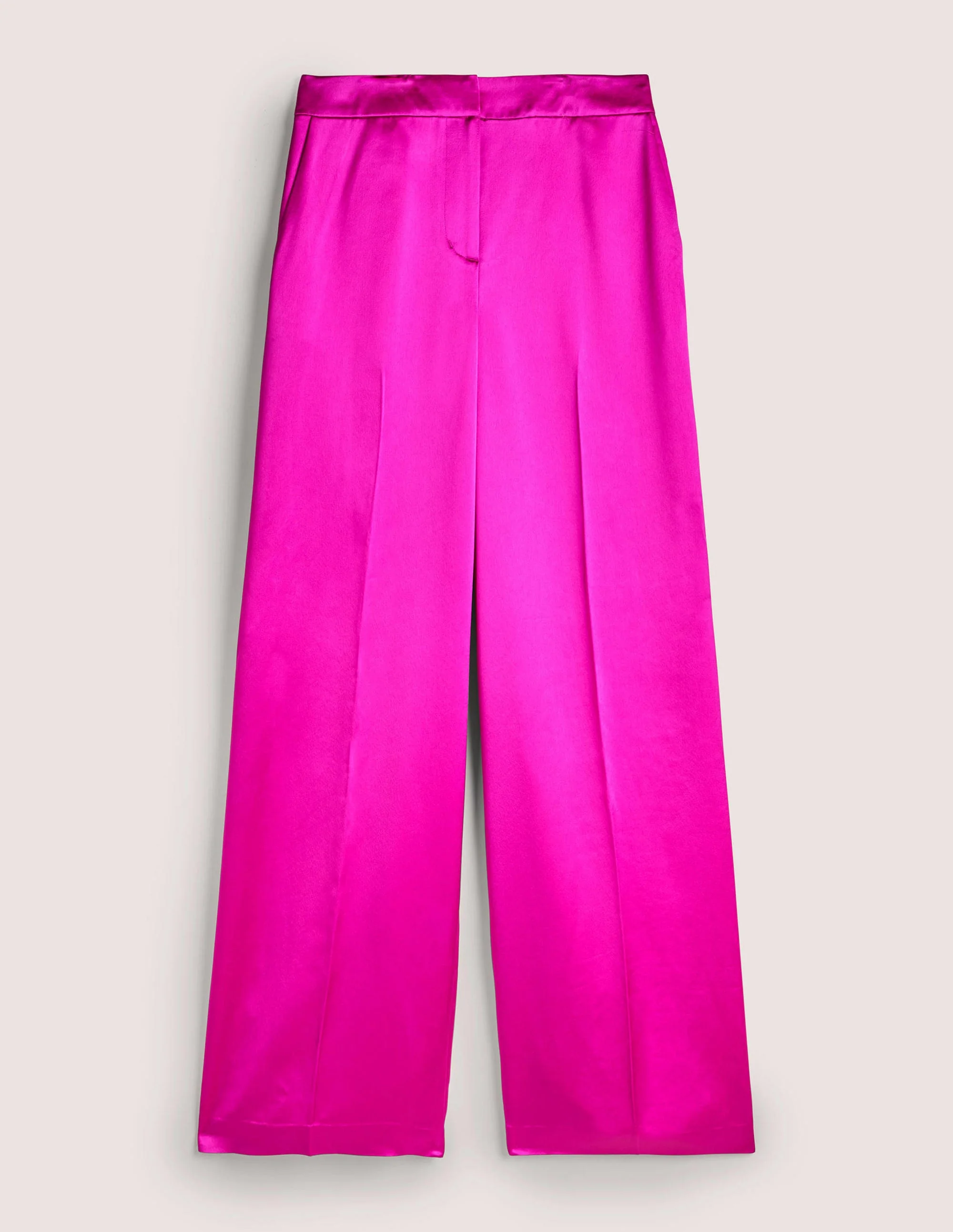 Satinhose mit weitem Bein-Fuchsie, Satin - Image 5
