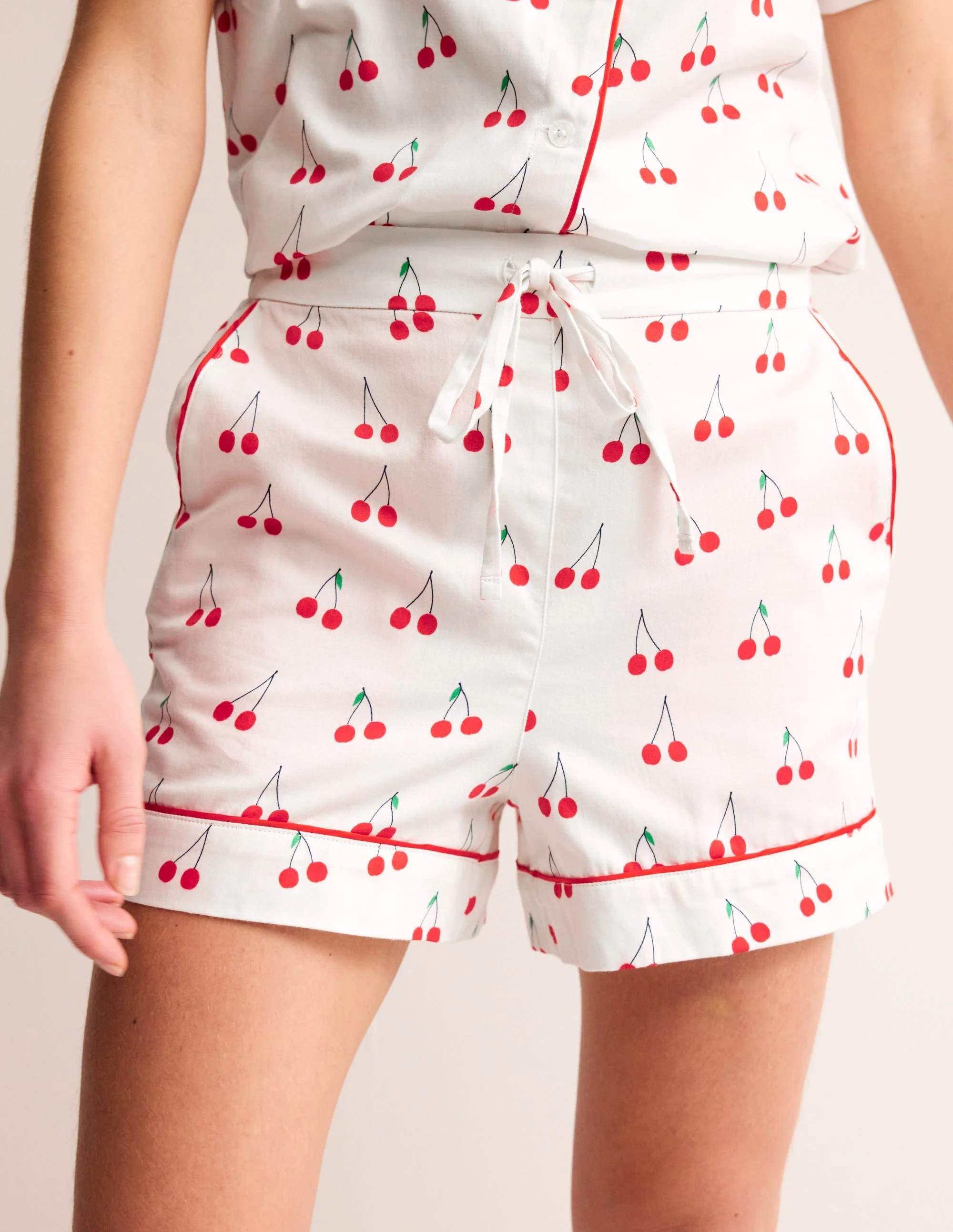 Schlafanzug-Shorts aus Baumwollsatin-Arctic Penguins - Image 4