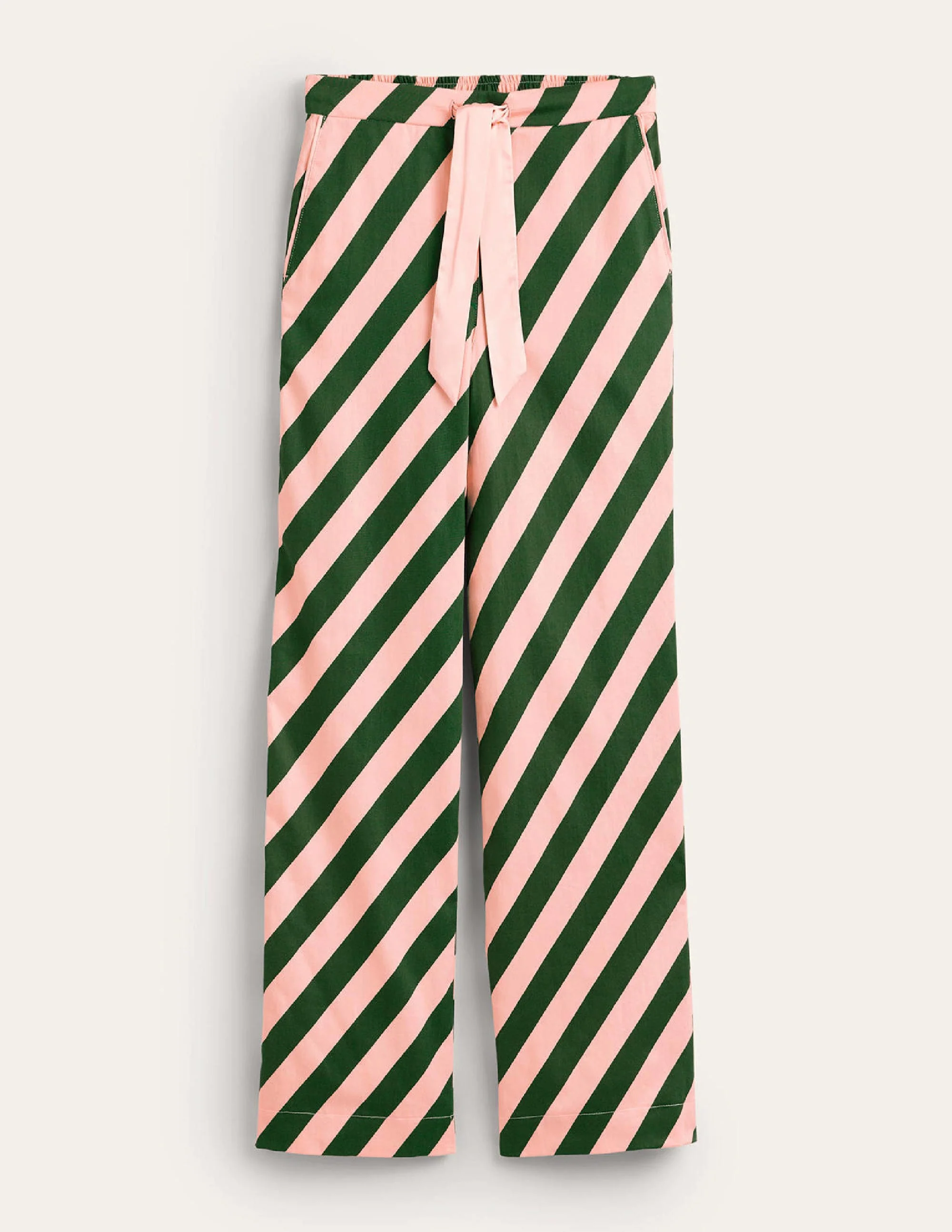 Schlafanzughose aus Baumwollsatin-Rosa Kirschkaskade - Image 5