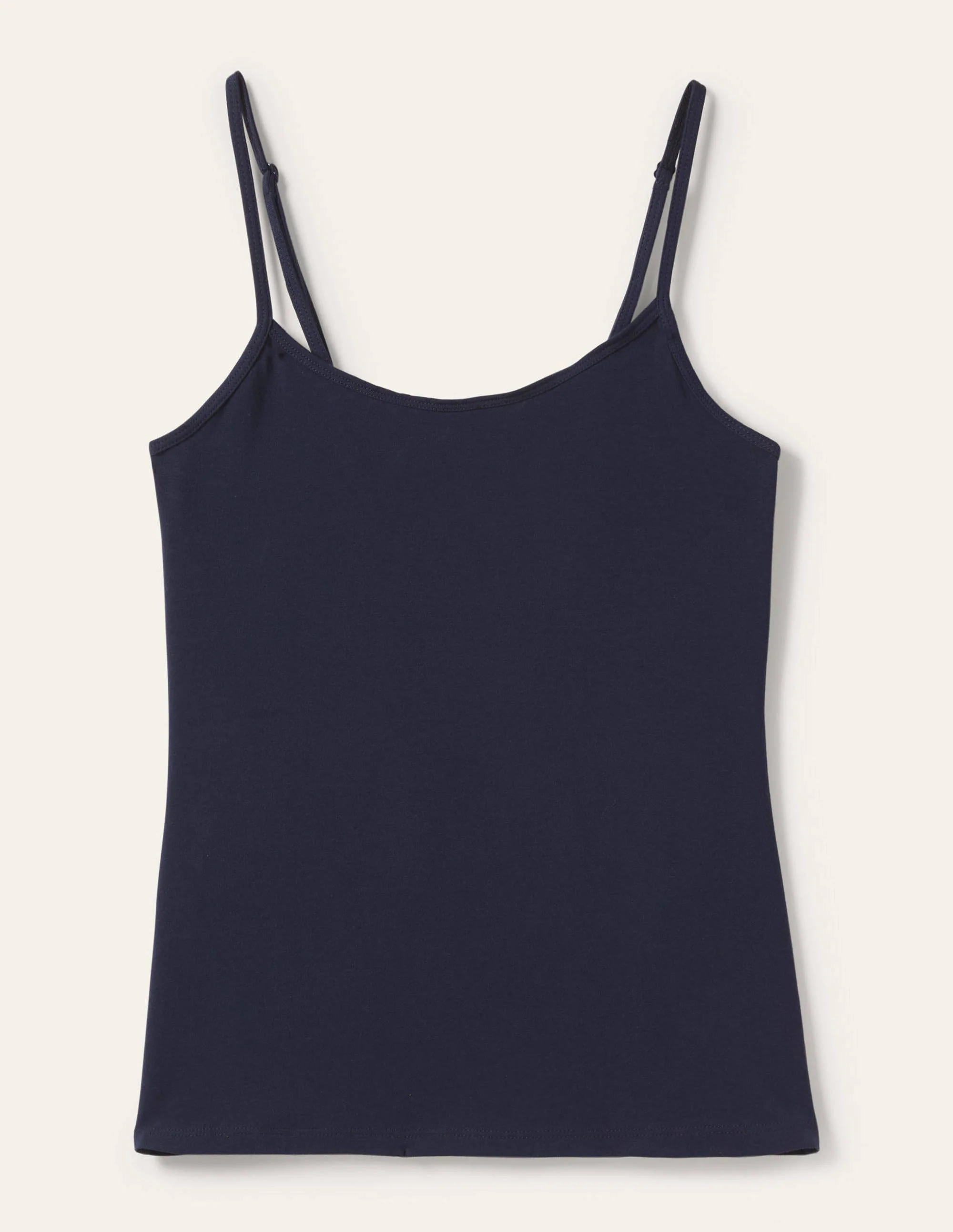 Schlichtes Camisole-Oberteil-Aqua Marine Marl - Image 11