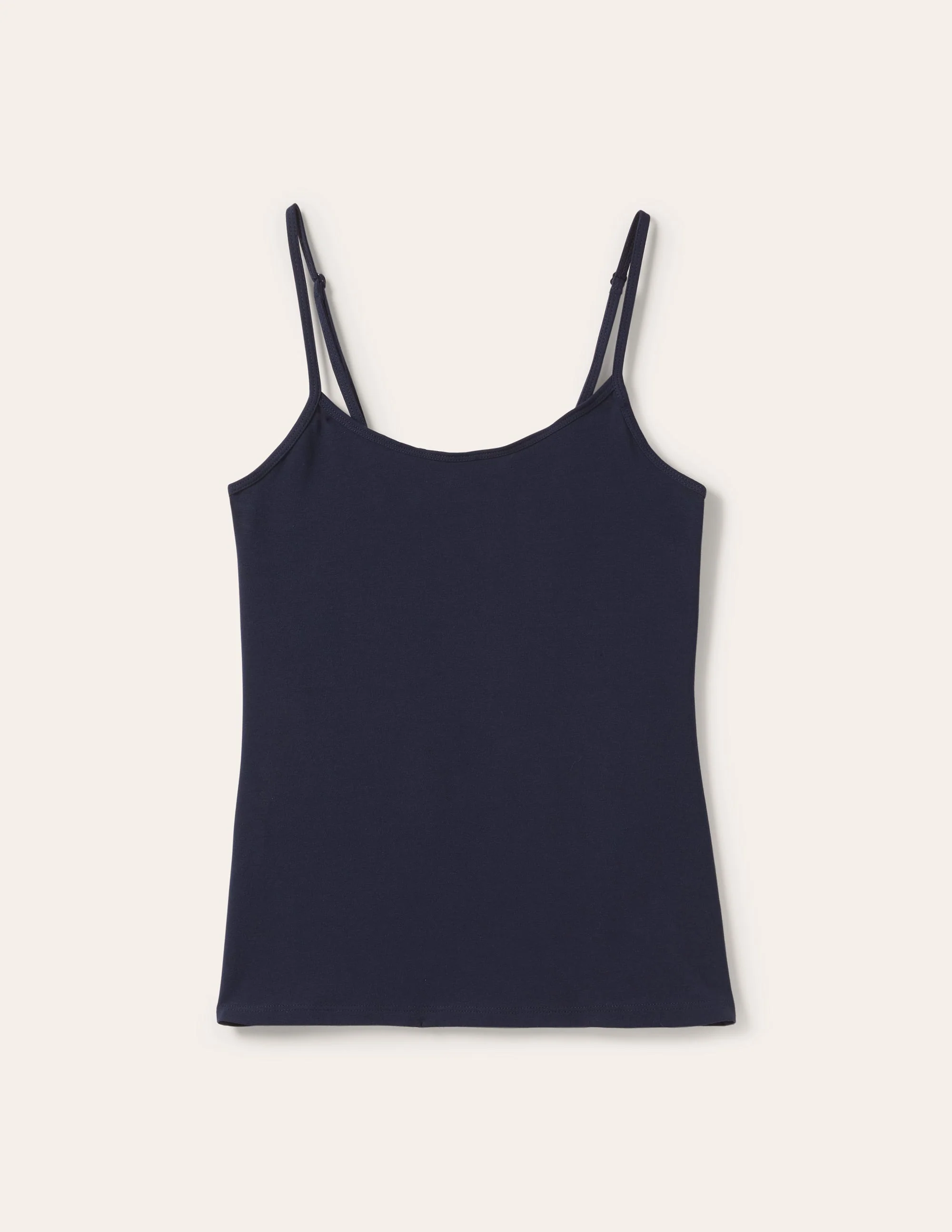Schlichtes Camisole-Oberteil-Aqua Marine Marl - Image 12