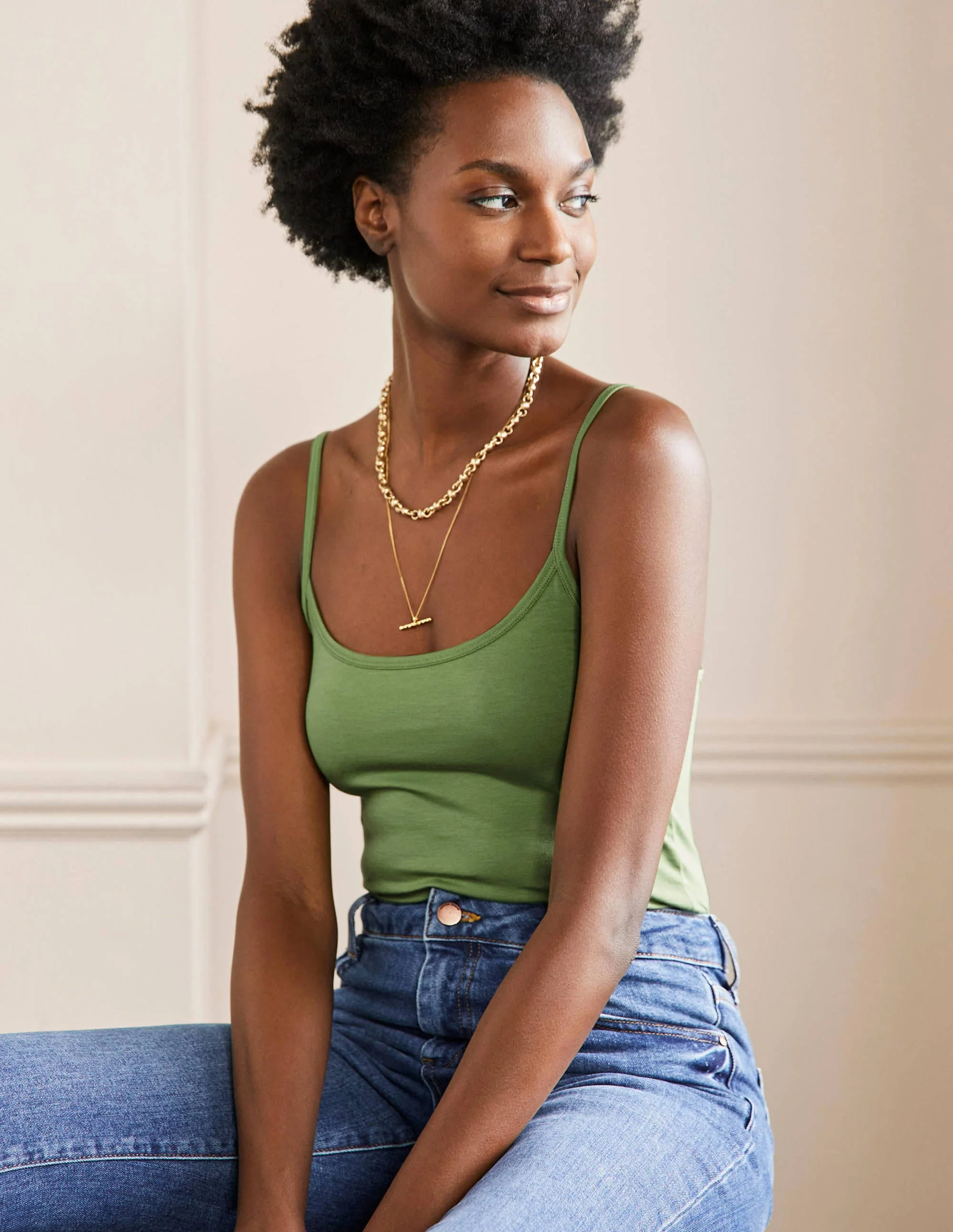 Schlichtes Camisole-Oberteil-Englischer Efeu - Image 4
