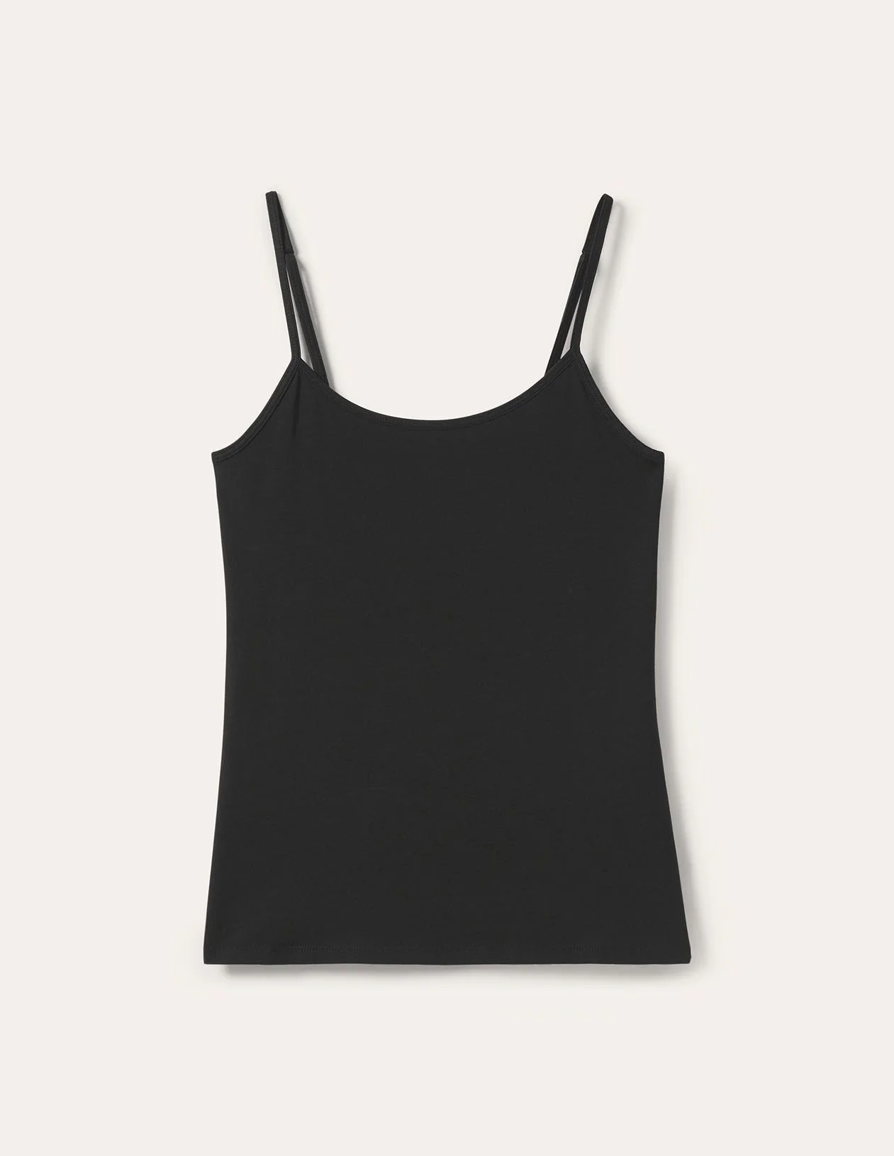 Schlichtes Camisole-Oberteil-Schwarz - Image 5
